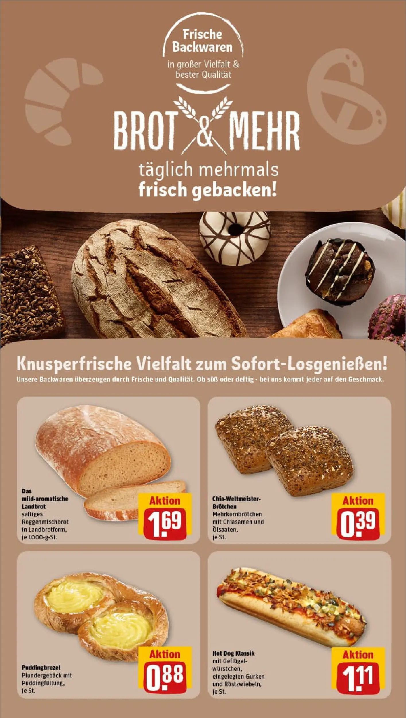 REWE Prospekt ab 06.10.2025 zum Blättern » Angebote | Seite: 27 | Produkte: Brot, Gurken