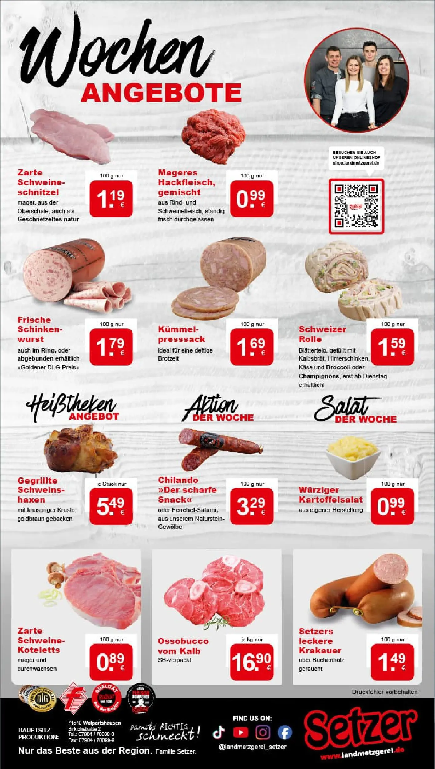 REWE Prospekt ab 06.10.2025 zum Blättern » Angebote | Seite: 6 | Produkte: Schnitzel, Wurst, Schinken, Salat