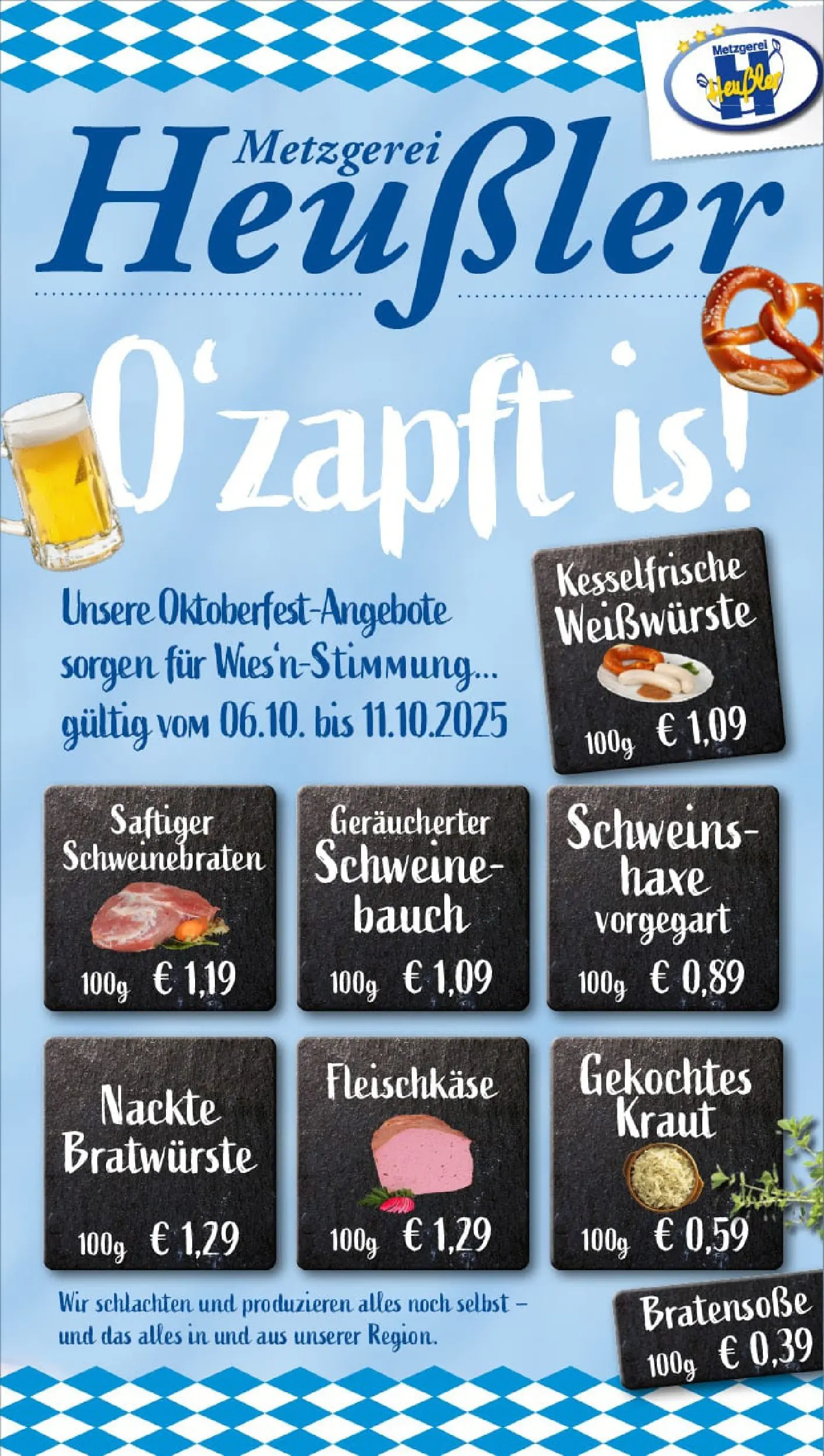 REWE Prospekt ab 06.10.2025 zum Blättern » Angebote | Seite: 6 | Produkte: Schweinebauch, Kraut