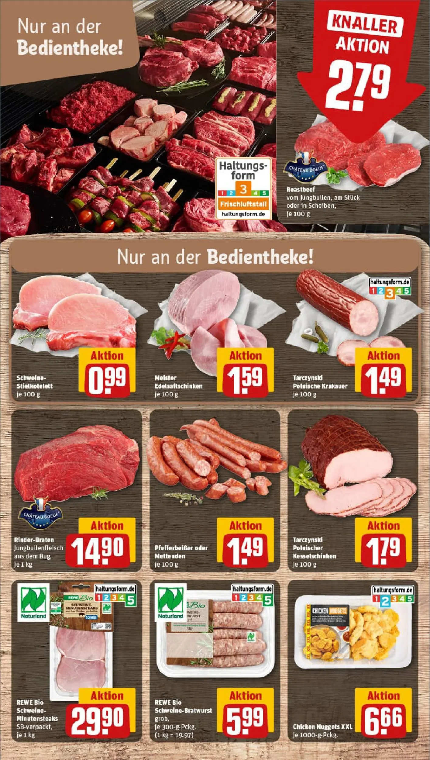 REWE Prospekt ab 06.10.2025 zum Blättern » Angebote | Seite: 6 | Produkte: Rinderbraten, Roastbeef, Steak
