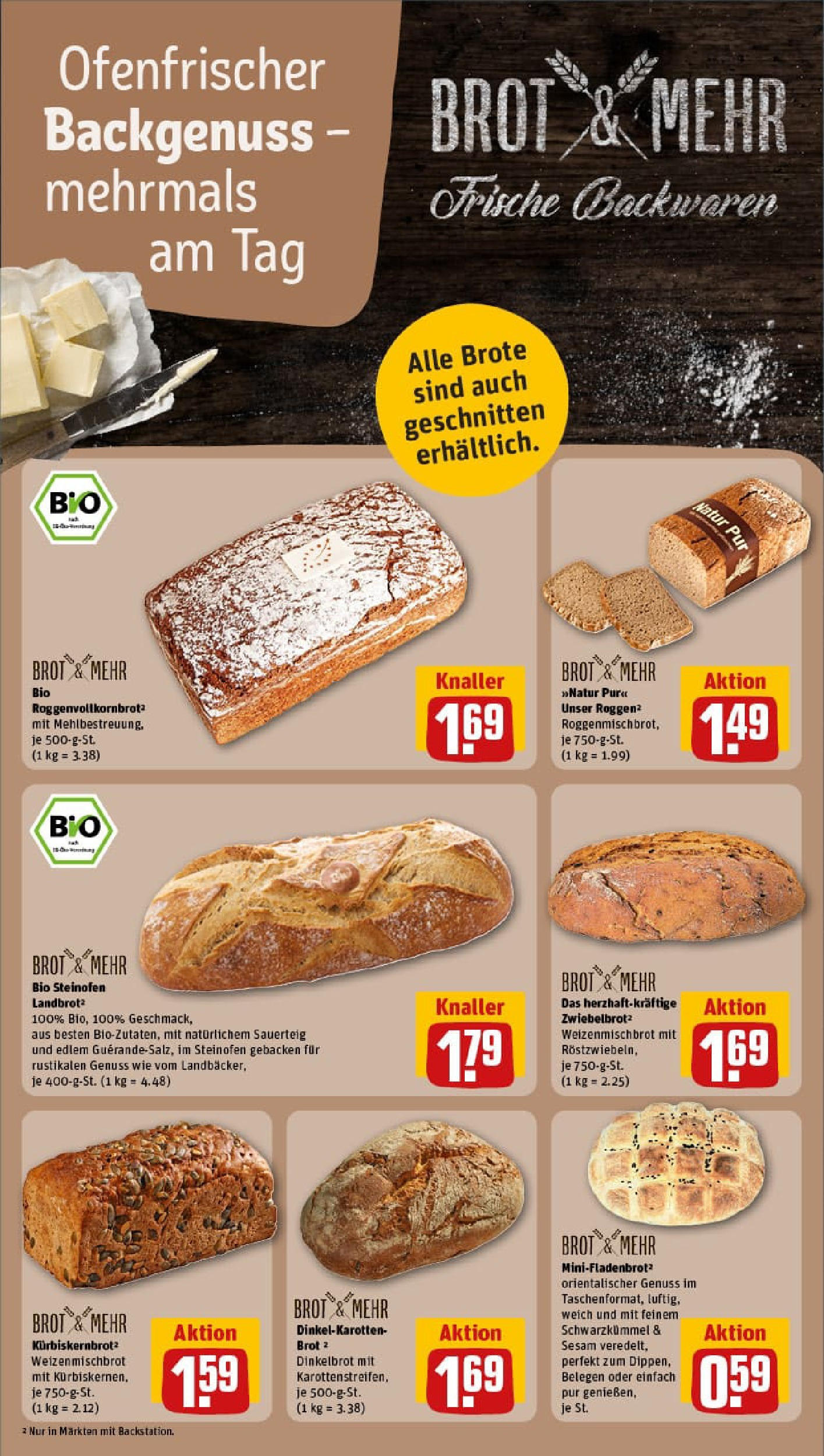 REWE Prospekt ab 06.10.2025 zum Blättern » Angebote | Seite: 8 | Produkte: Brot