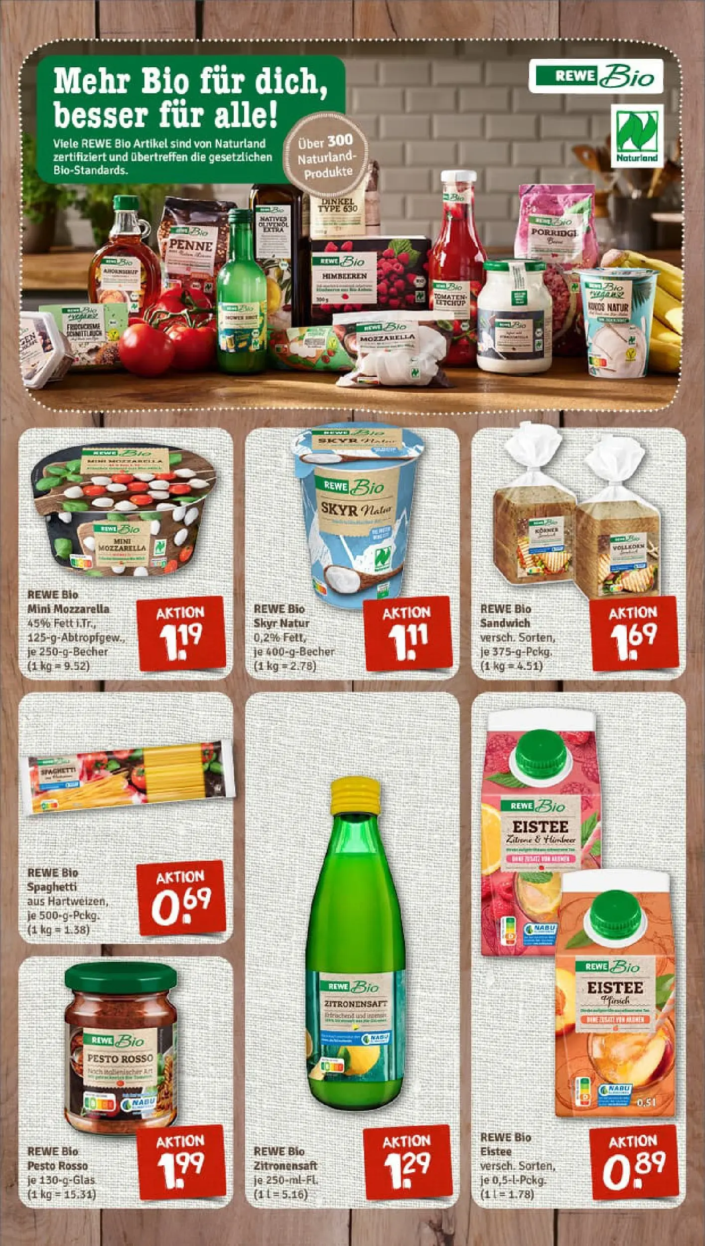 REWE Prospekt ab 06.10.2025 zum Blättern » Angebote | Seite: 7 | Produkte: Mozzarella, Skyr, Pfirsich, Ketchup