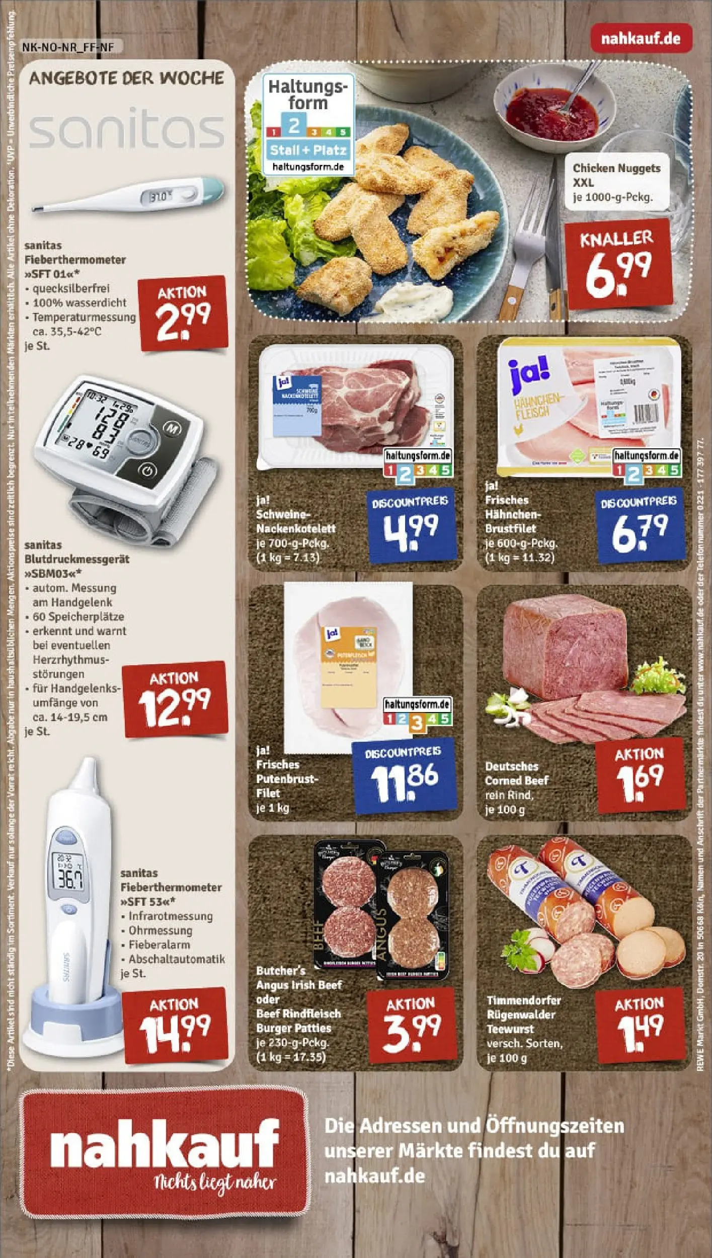REWE Prospekt ab 06.10.2025 zum Blättern » Angebote | Seite: 8 | Produkte: Hahnchen, Steak, Fleisch, Telefon