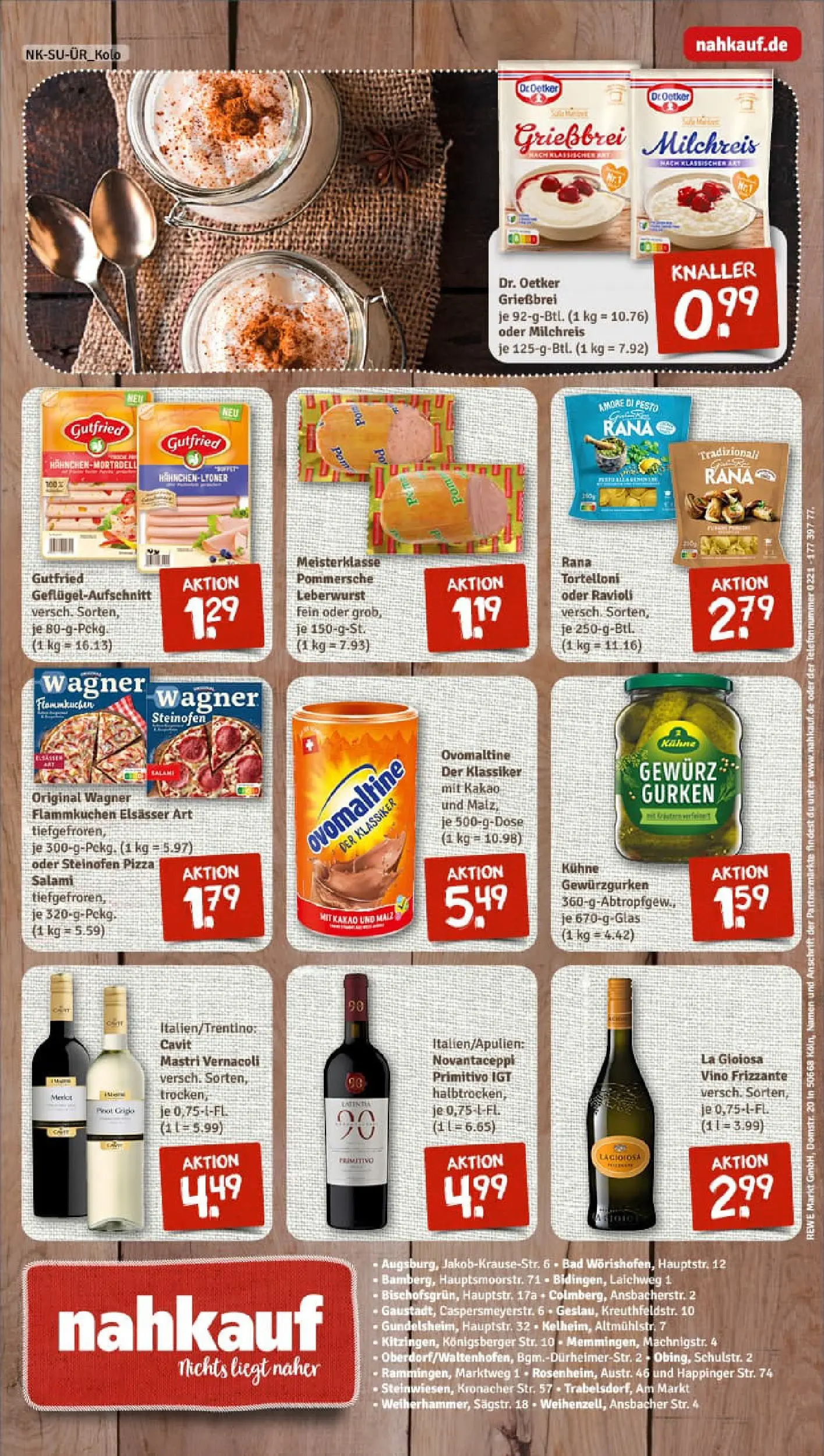 REWE Prospekt ab 06.10.2025 zum Blättern » Angebote | Seite: 8 | Produkte: Bad, Pizza, Gurken, Telefon