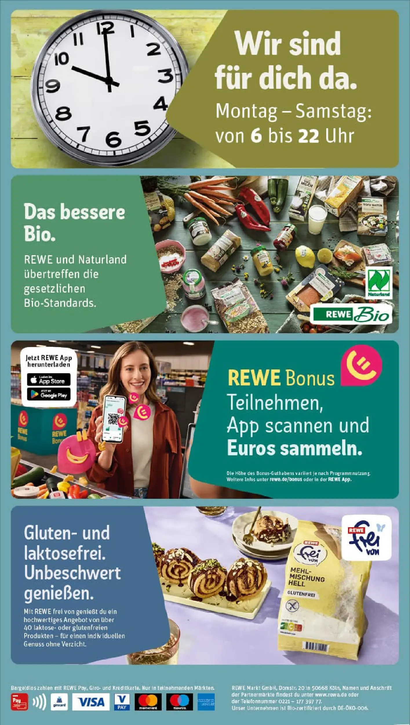 REWE Prospekt ab 06.10.2025 zum Blättern » Angebote | Seite: 2 | Produkte: Mehl, Uhr