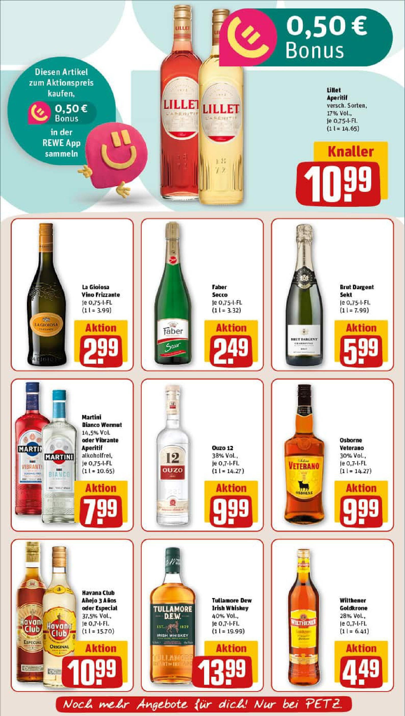 REWE Prospekt ab 06.10.2025 zum Blättern » Angebote | Seite: 17 | Produkte: Ouzo, Osborne, Wilthener, Sekt