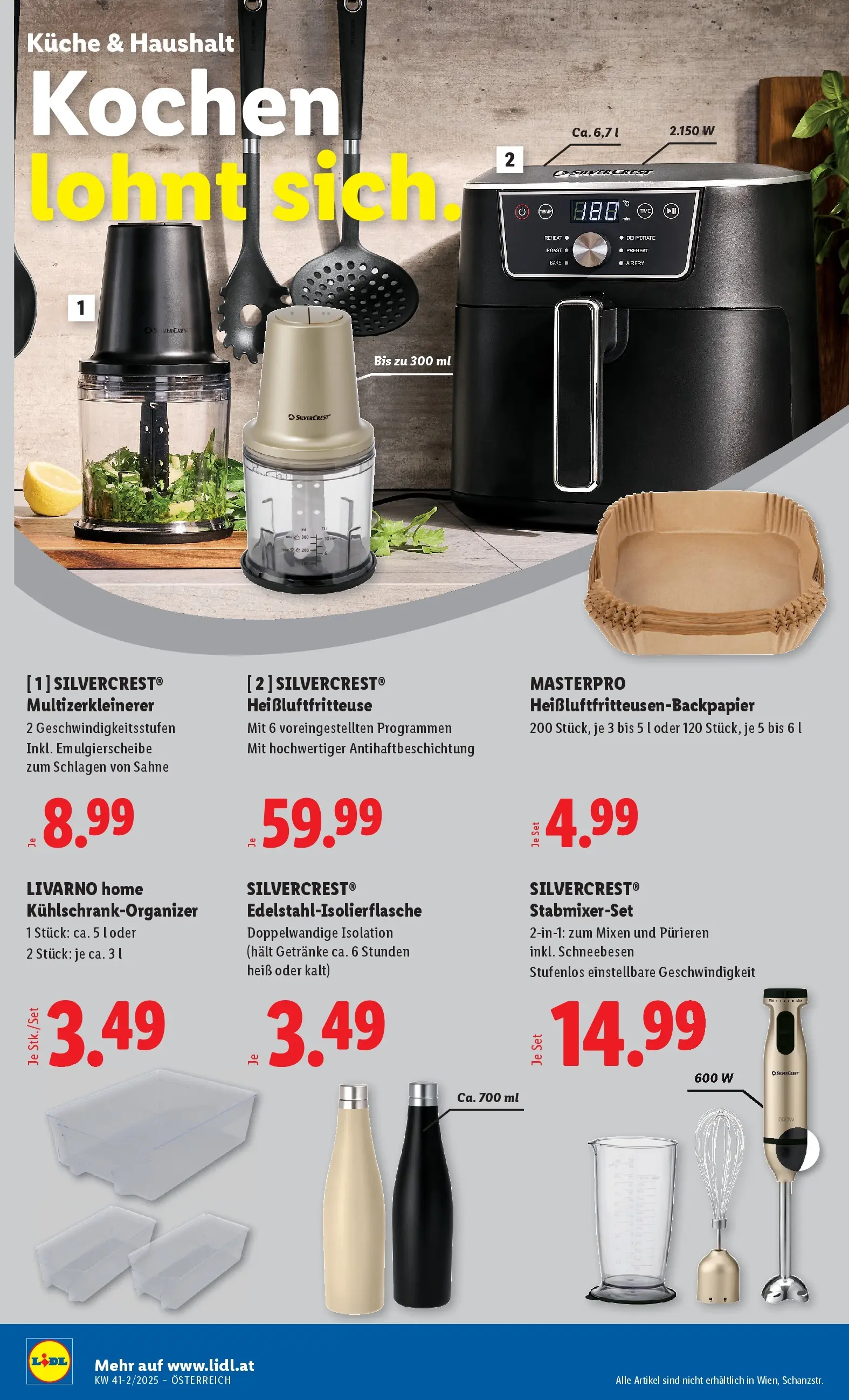 Lidl - Wien, Langenzersdorf, Zwettl ab 09.10.2025 - Angebote ab donnerstag | Seite: 24 | Produkte: Sahne