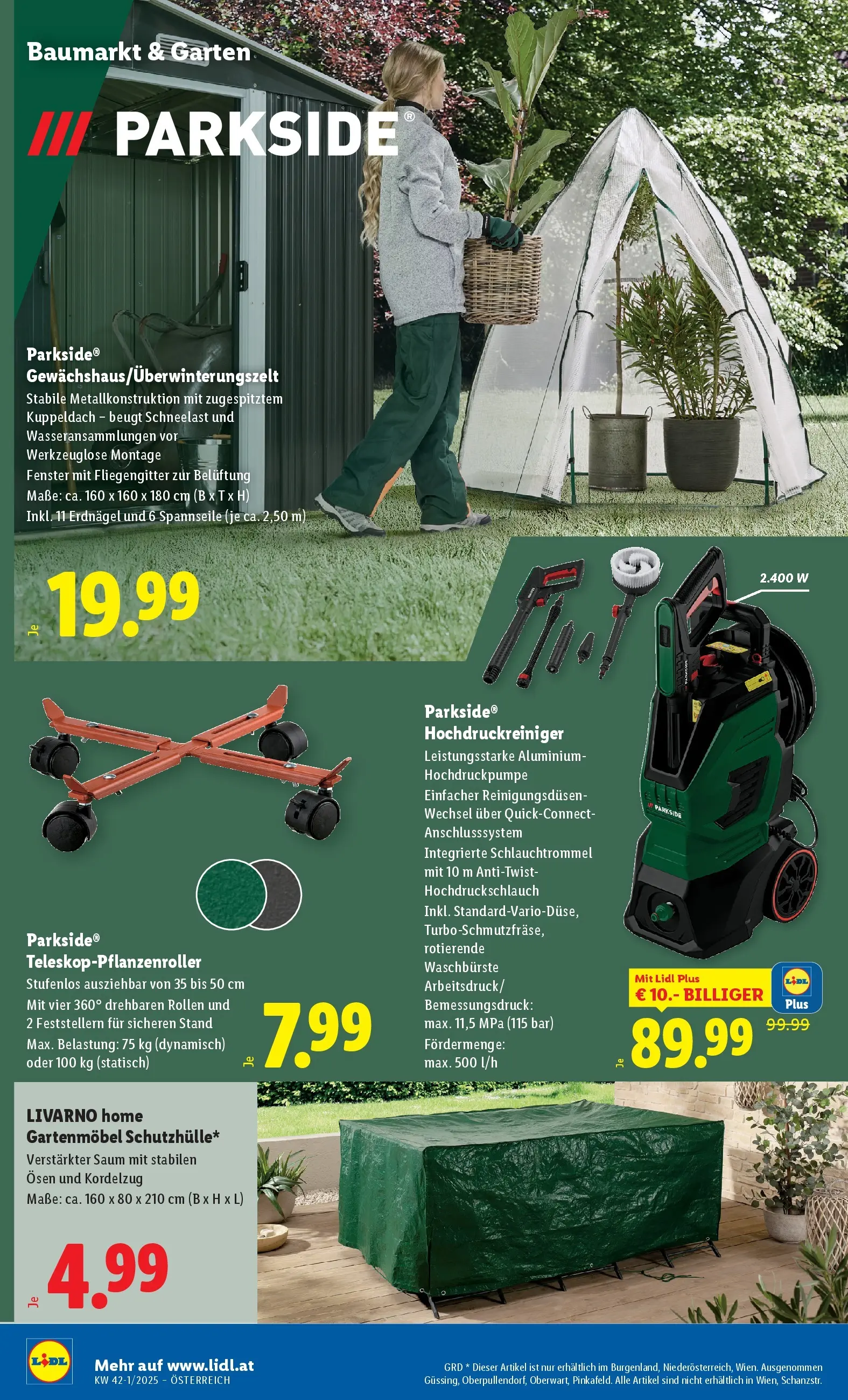 Lidl - Wien, Langenzersdorf, Zwettl ab 09.10.2025 - Angebote ab donnerstag | Seite: 32 | Produkte: Gartenmöbel