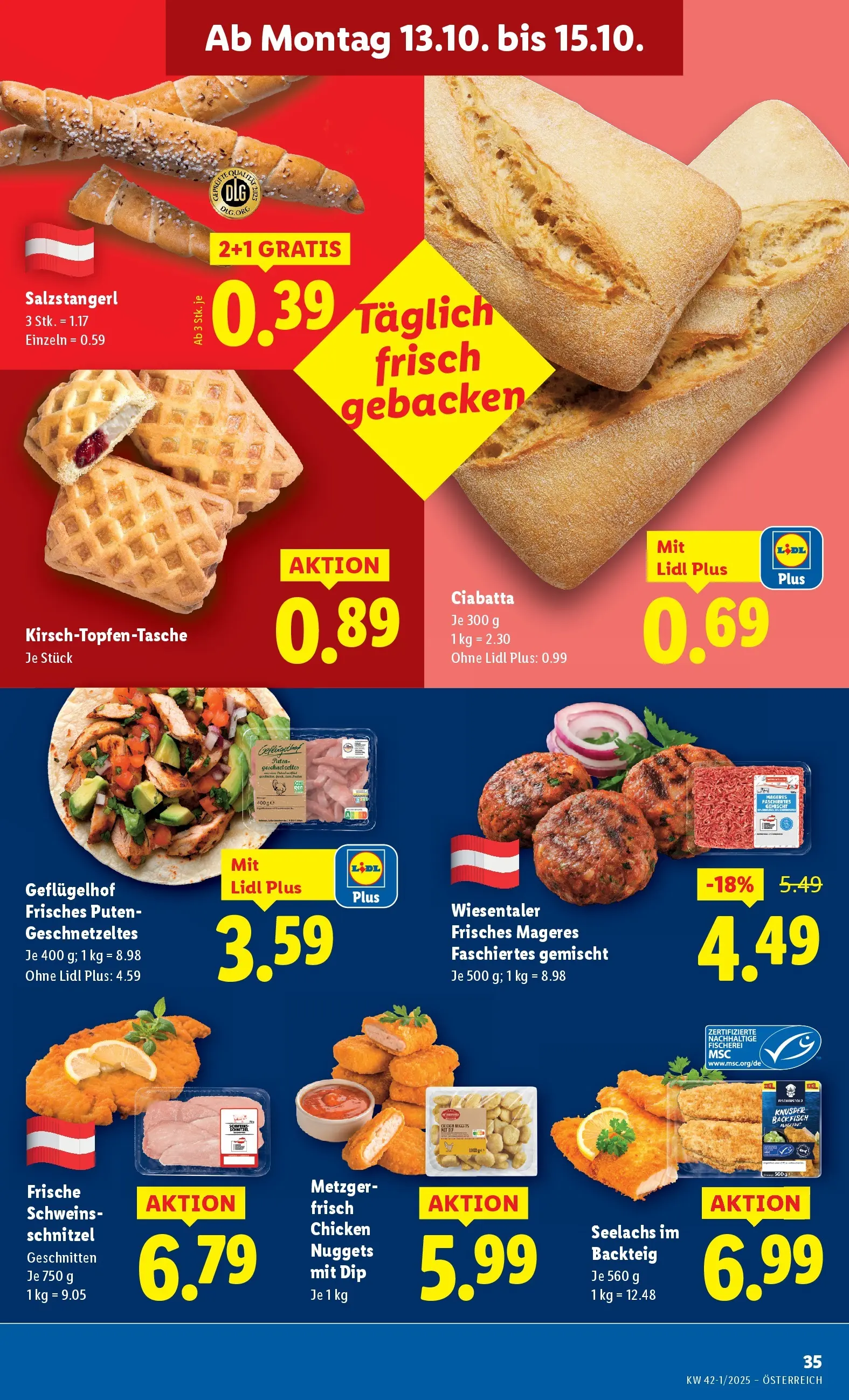 Lidl - Wien, Langenzersdorf, Zwettl ab 09.10.2025 - Angebote ab donnerstag | Seite: 41