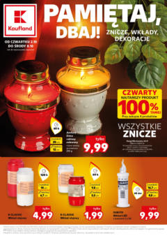 Pogląd oferty "Kaufland gazetka - Znicze" - ważna od 02.10.2025