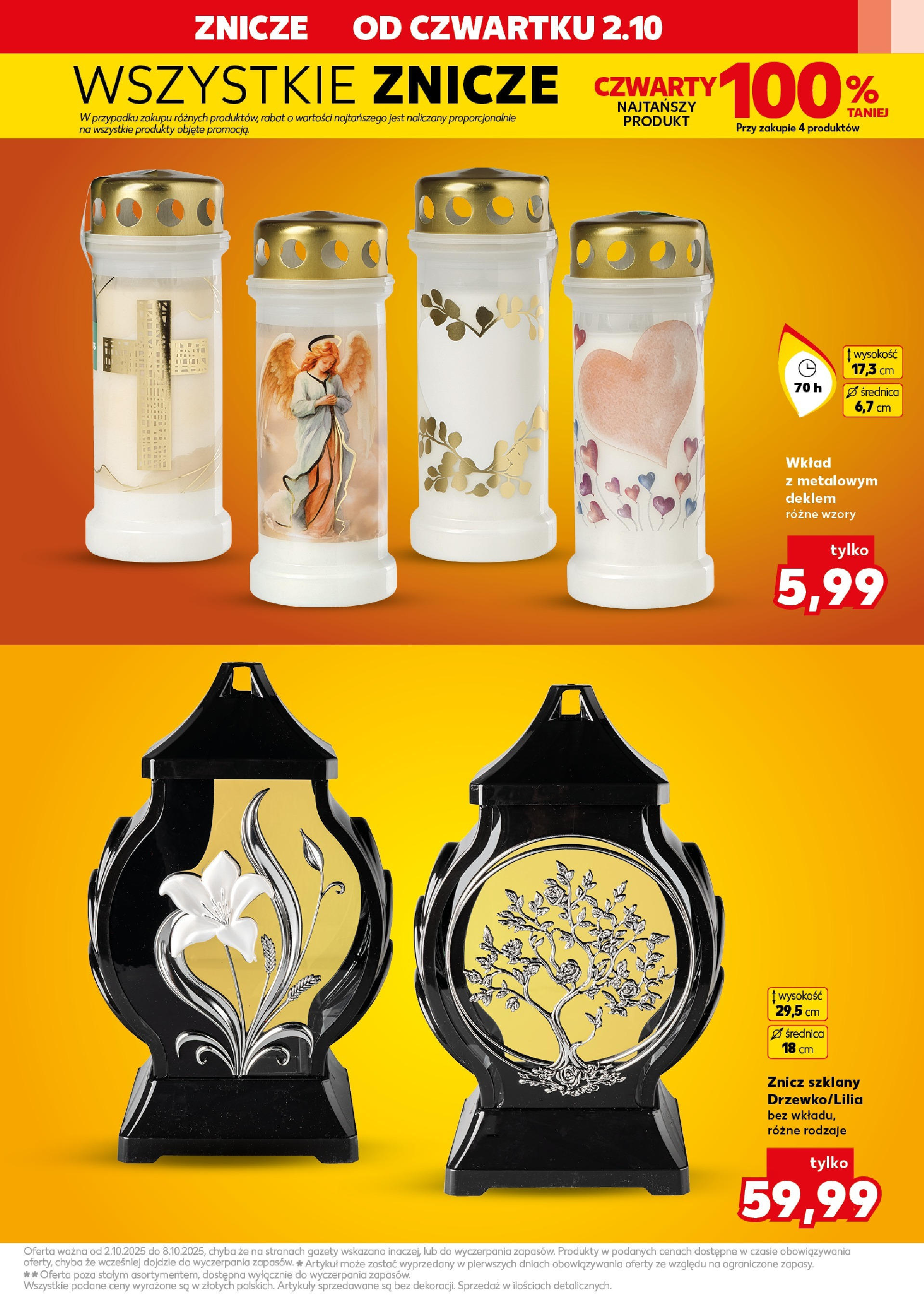 Kaufland gazetka - Znicze od 02.10.2025 - od jutra PDF | Strona: 9 | Produkty: Znicze