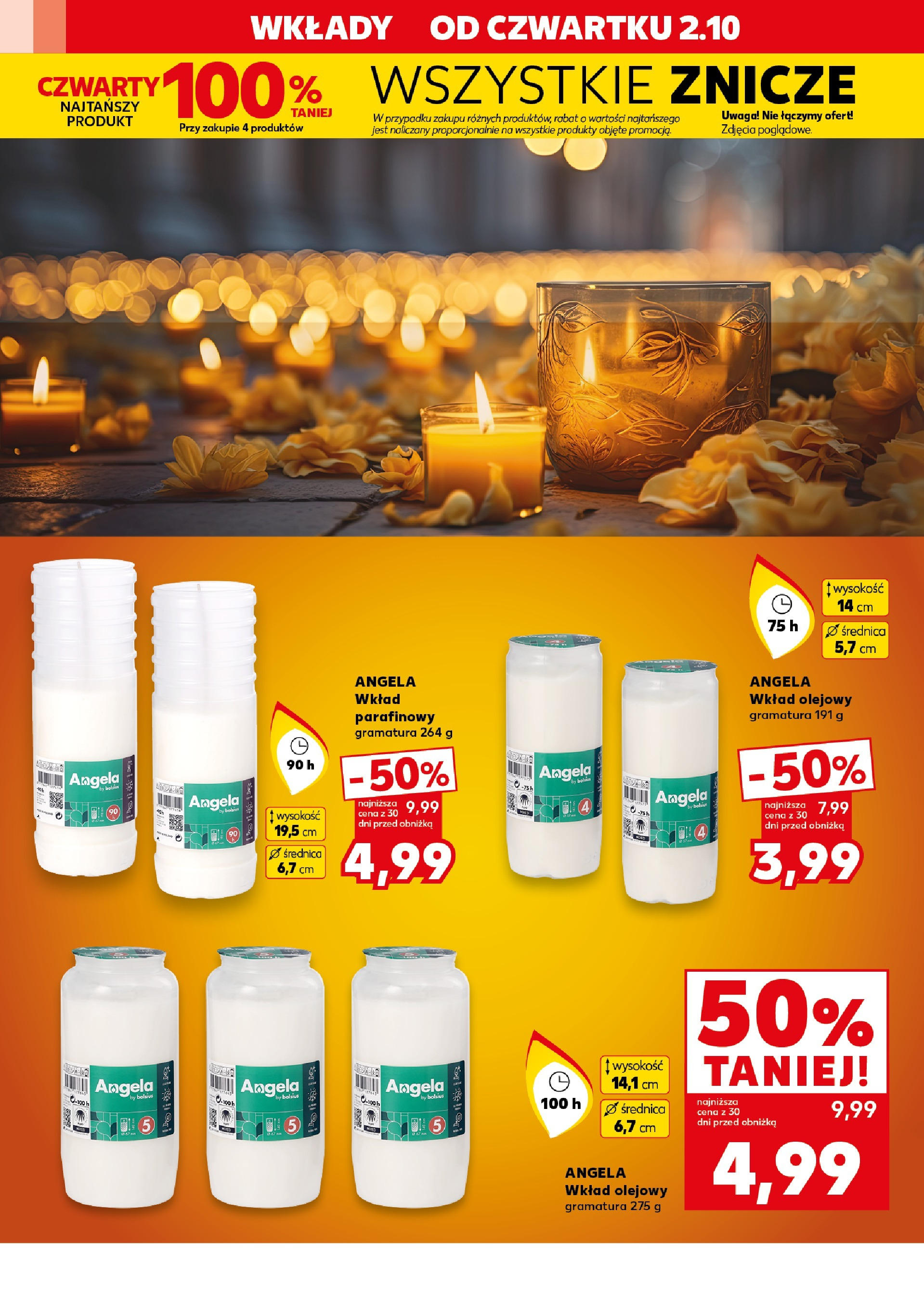 Kaufland gazetka - Znicze od 02.10.2025 - od jutra PDF | Strona: 18 | Produkty: Znicze