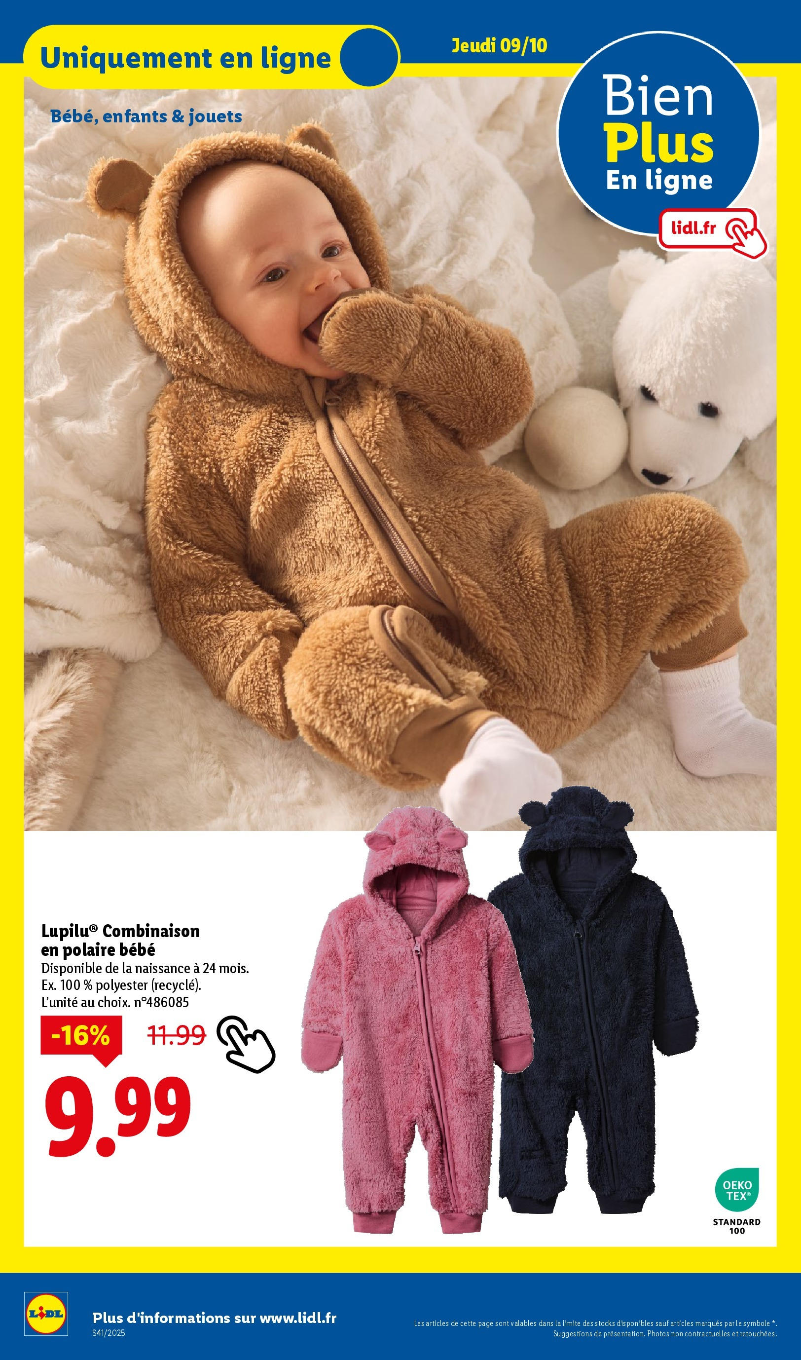 Catalogue LIDL du 08/10/2025 | Promo prospectus en ligne | Page: 6 | Produits: Jouets, Combinaison