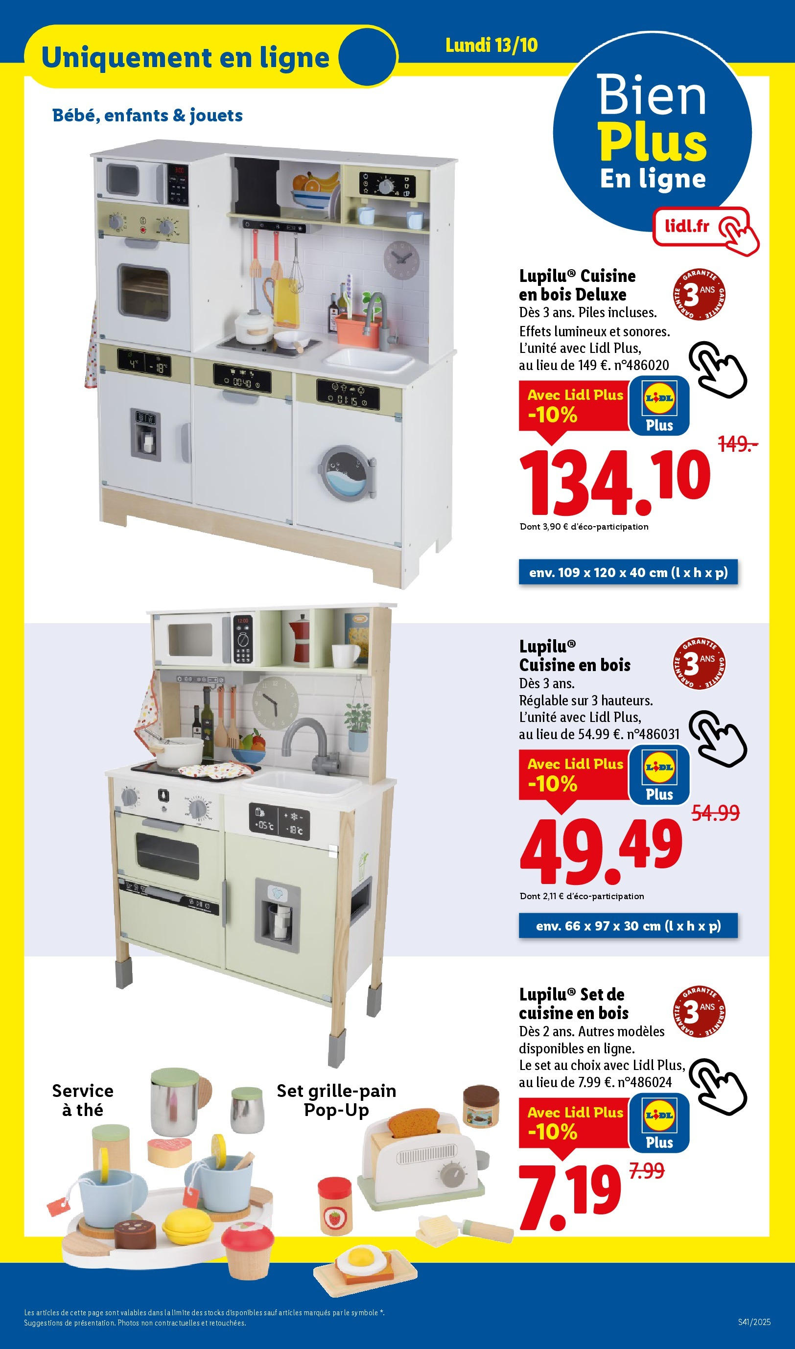 Catalogue LIDL du 08/10/2025 | Promo prospectus en ligne | Page: 7 | Produits: Jouets, Thé, Piles