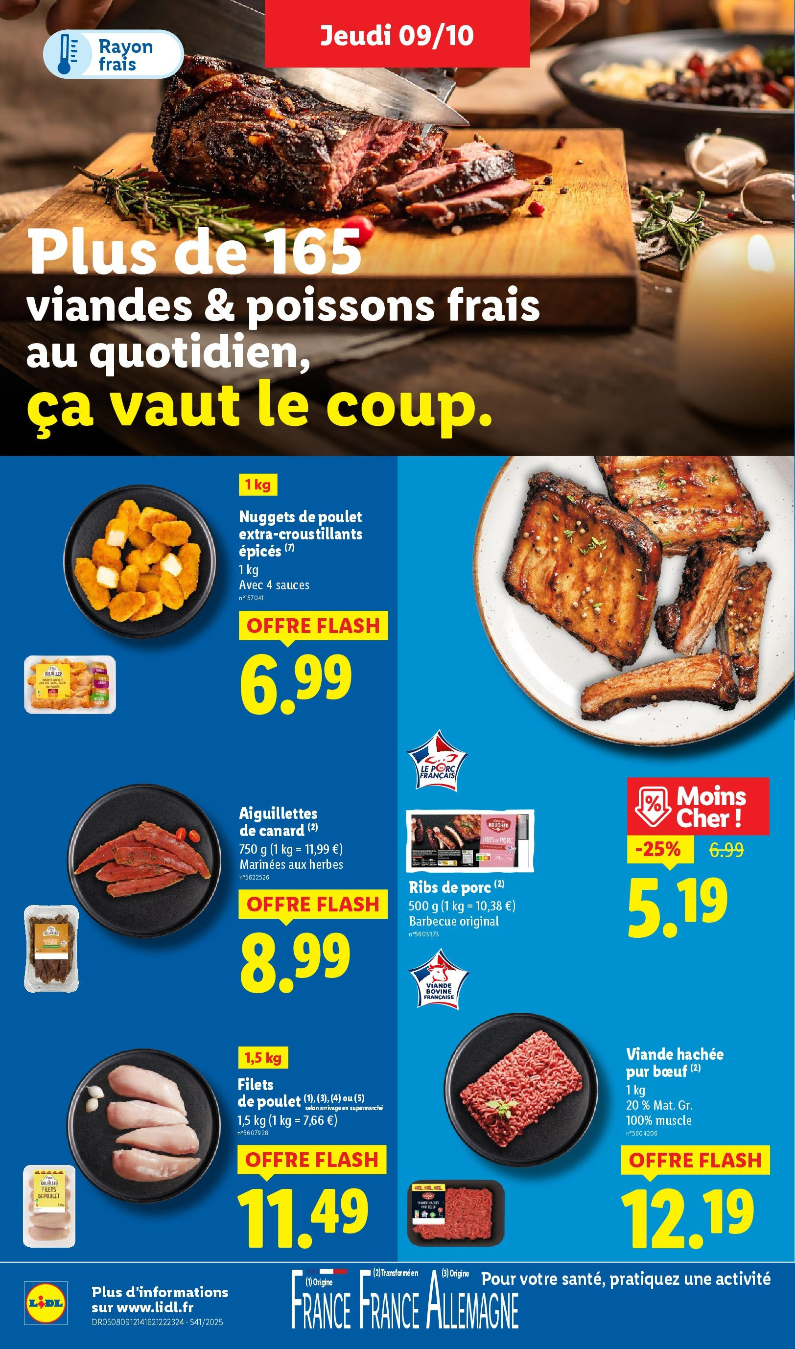 Catalogue LIDL du 08/10/2025 | Promo prospectus en ligne | Page: 8 | Produits: Barbecue, Viande, Ribs, Porc