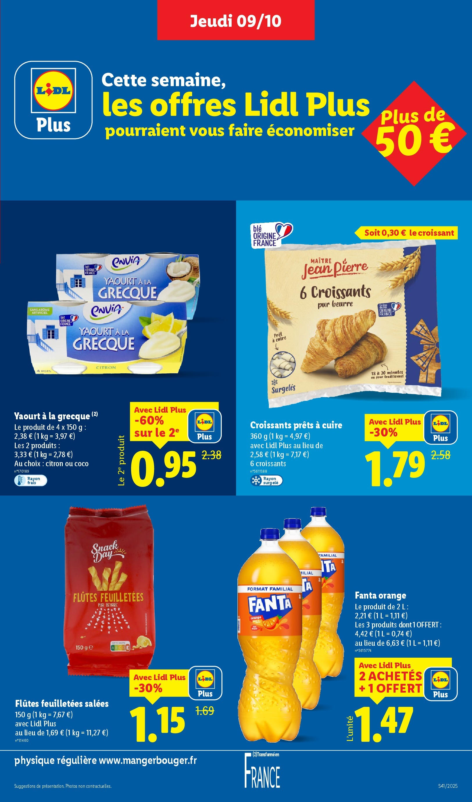 Catalogue LIDL du 08/10/2025 | Promo prospectus en ligne | Page: 11 | Produits: Four, Yaourt à La Grecque, Beurre, Yaourt