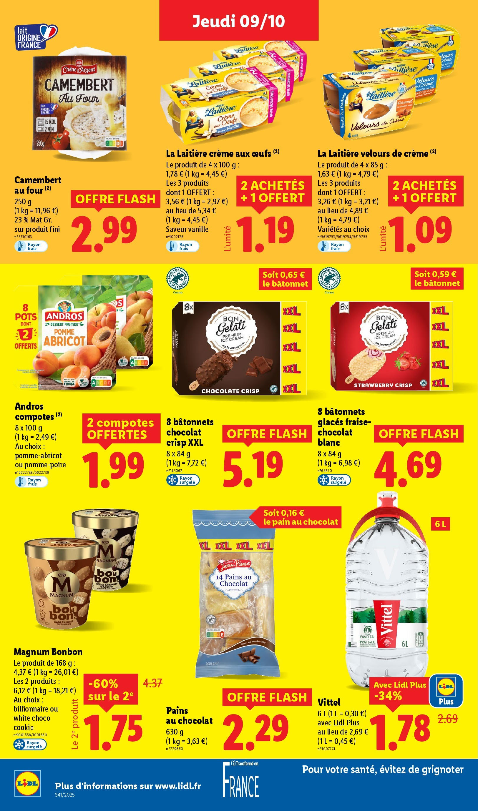 Catalogue LIDL du 08/10/2025 | Promo prospectus en ligne | Page: 18 | Produits: Fraise, Four, Lait, Camembert