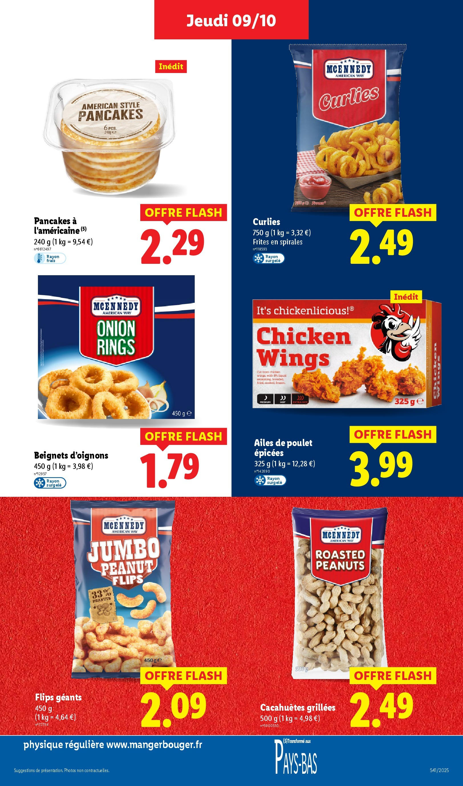 Catalogue LIDL du 08/10/2025 | Promo prospectus en ligne | Page: 21 | Produits: Frites