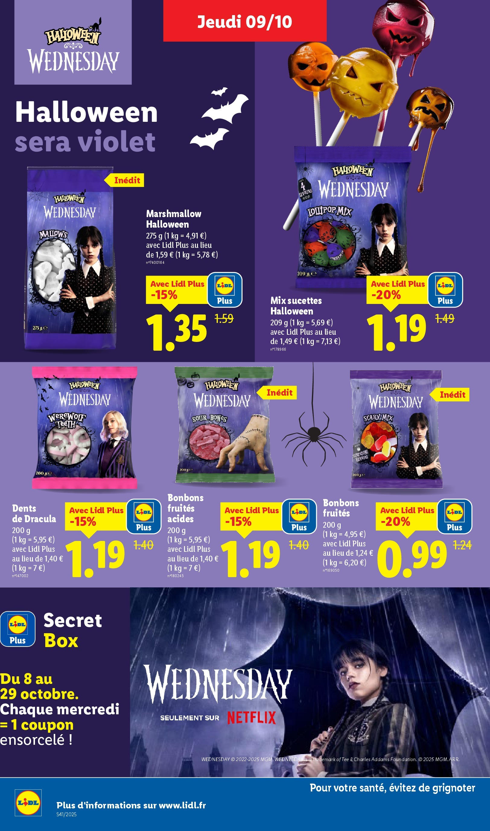 Catalogue LIDL du 08/10/2025 | Promo prospectus en ligne | Page: 24 | Produits: Bonbons