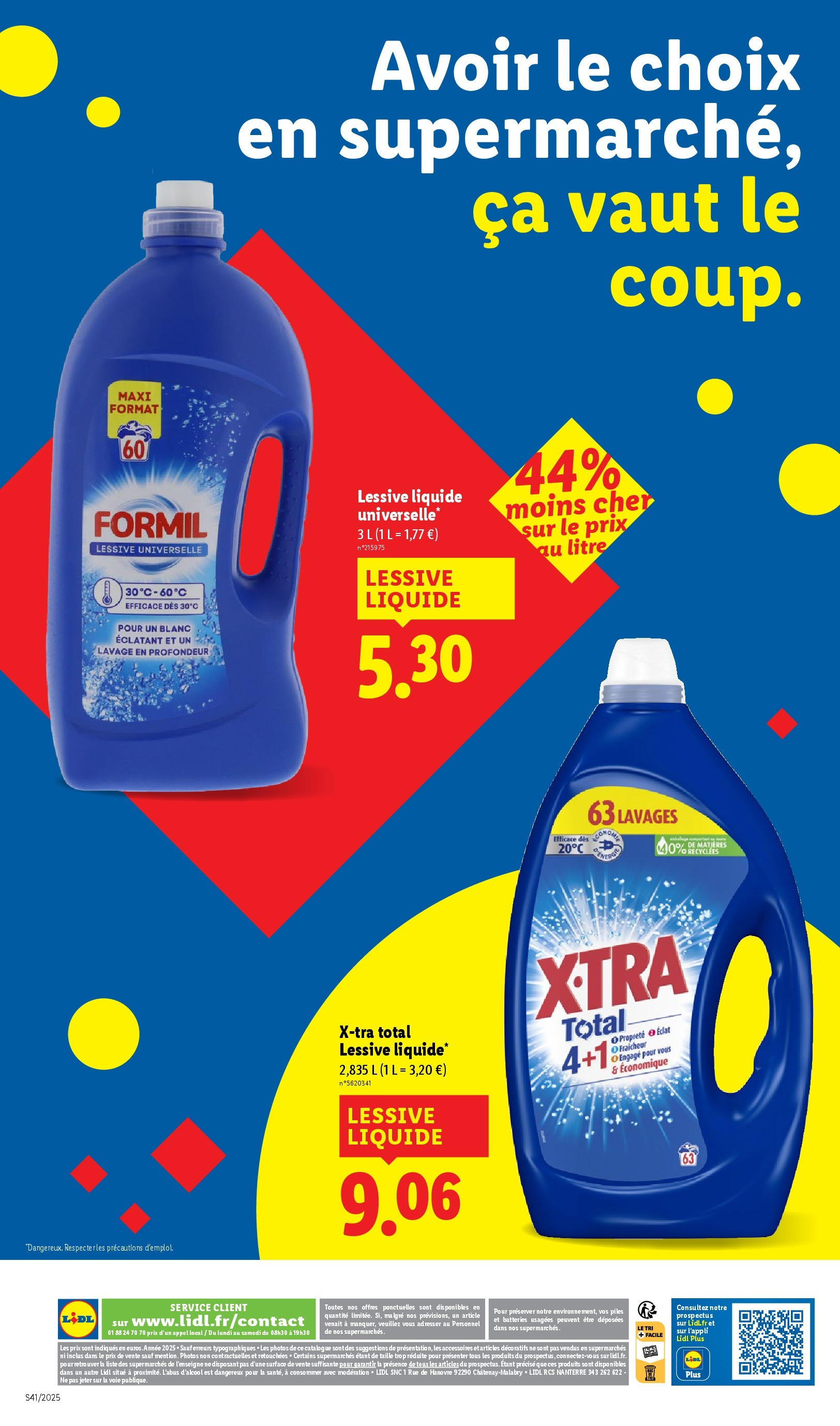 Catalogue LIDL du 08/10/2025 | Promo prospectus en ligne | Page: 31 | Produits: Lessive Liquide, Lessive, Piles