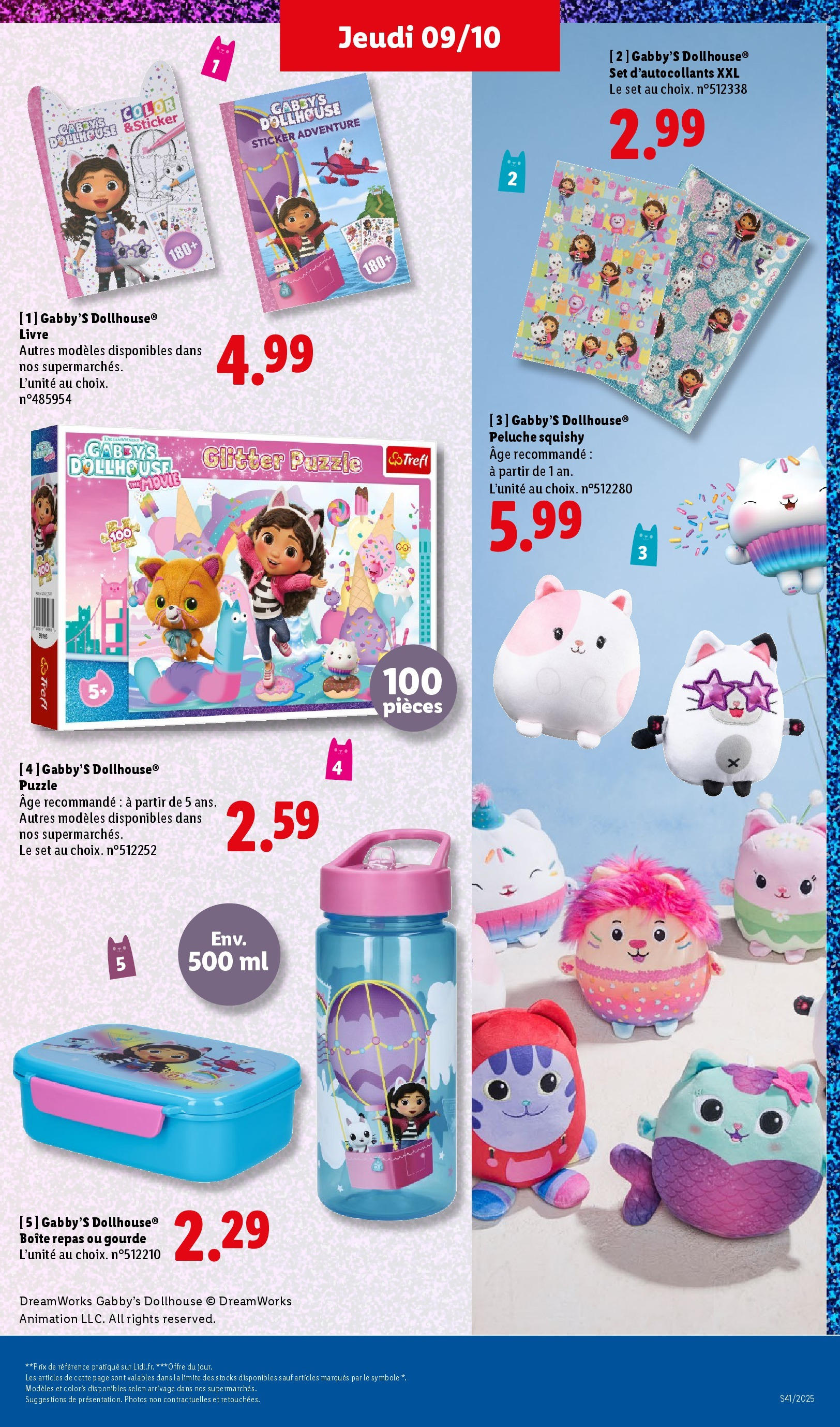 Catalogue LIDL du 08/10/2025 | Promo prospectus en ligne | Page: 37 | Produits: Peluche, Gourde, Livre