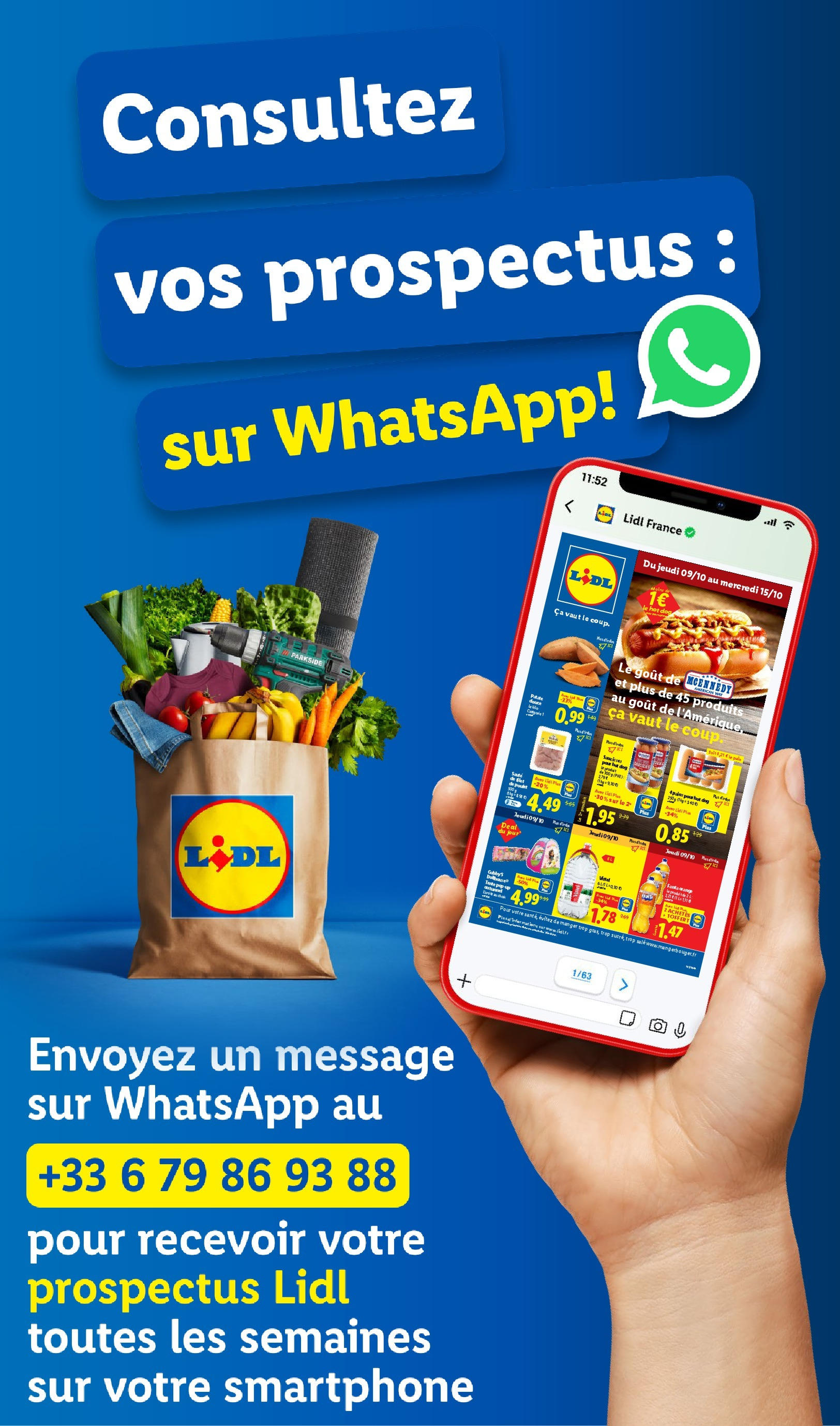Catalogue LIDL du 08/10/2025 | Promo prospectus en ligne | Page: 73 | Produits: Smartphone, Orange, Tente, Patate douce