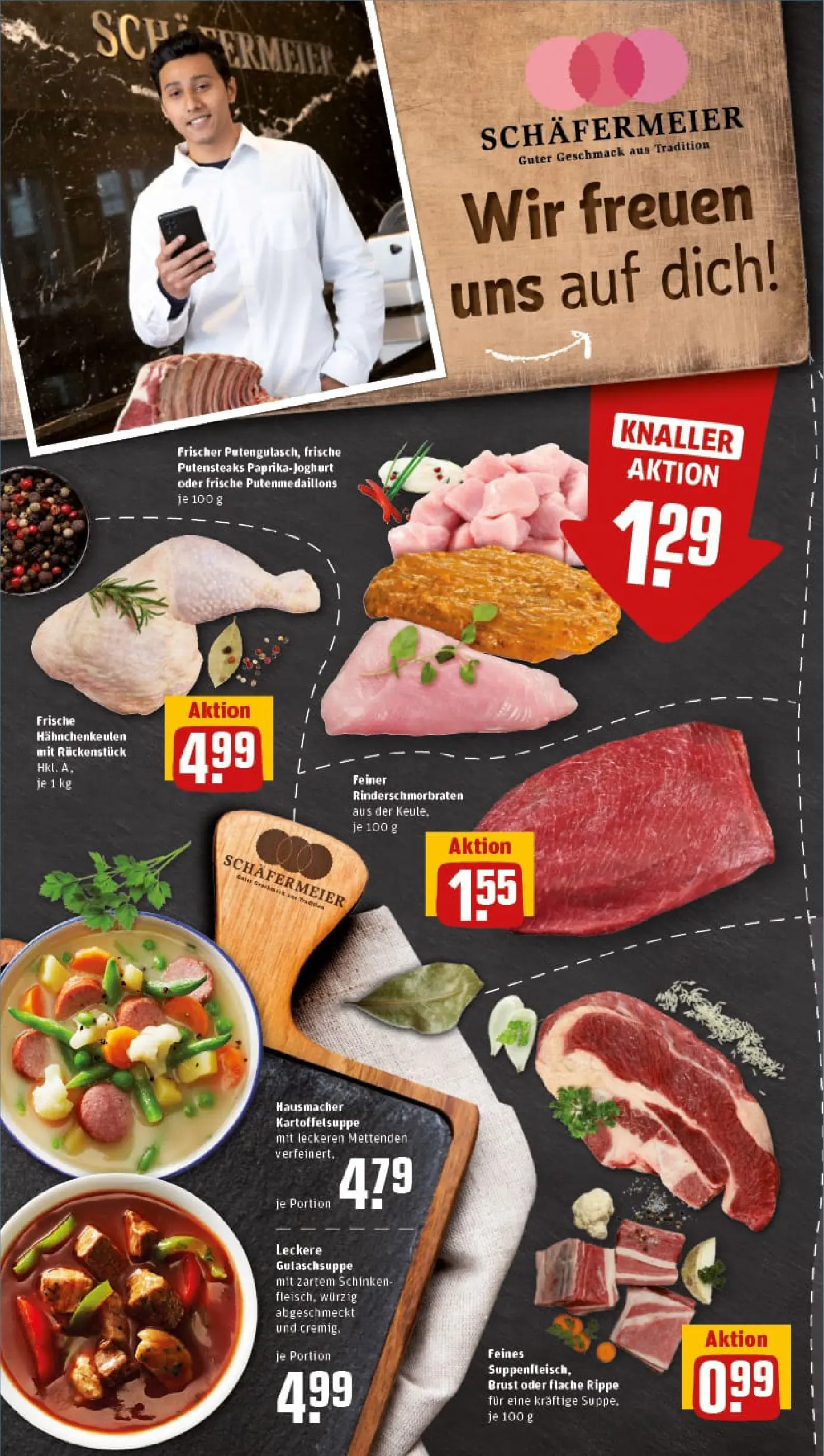 REWE Prospekt ab 06.10.2025 zum Blättern » Angebote | Seite: 6 | Produkte: Schinken