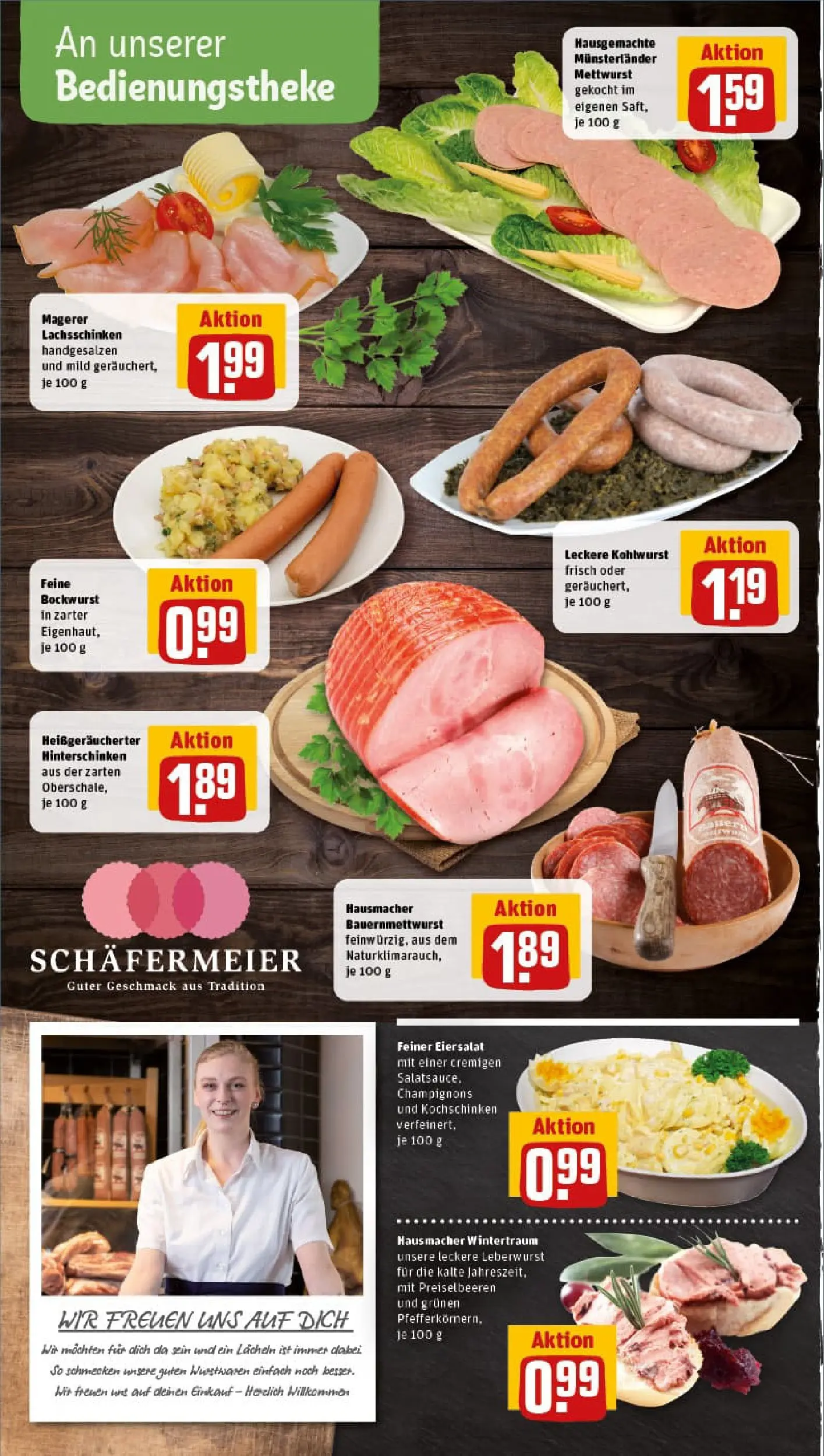 REWE Prospekt ab 06.10.2025 zum Blättern » Angebote | Seite: 8 | Produkte: Bockwurst, Champignons