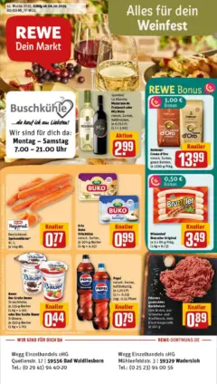 Rewe prospekt Lippstadt / Bad Waldliesborn	 ab 06.10.2025 gültig