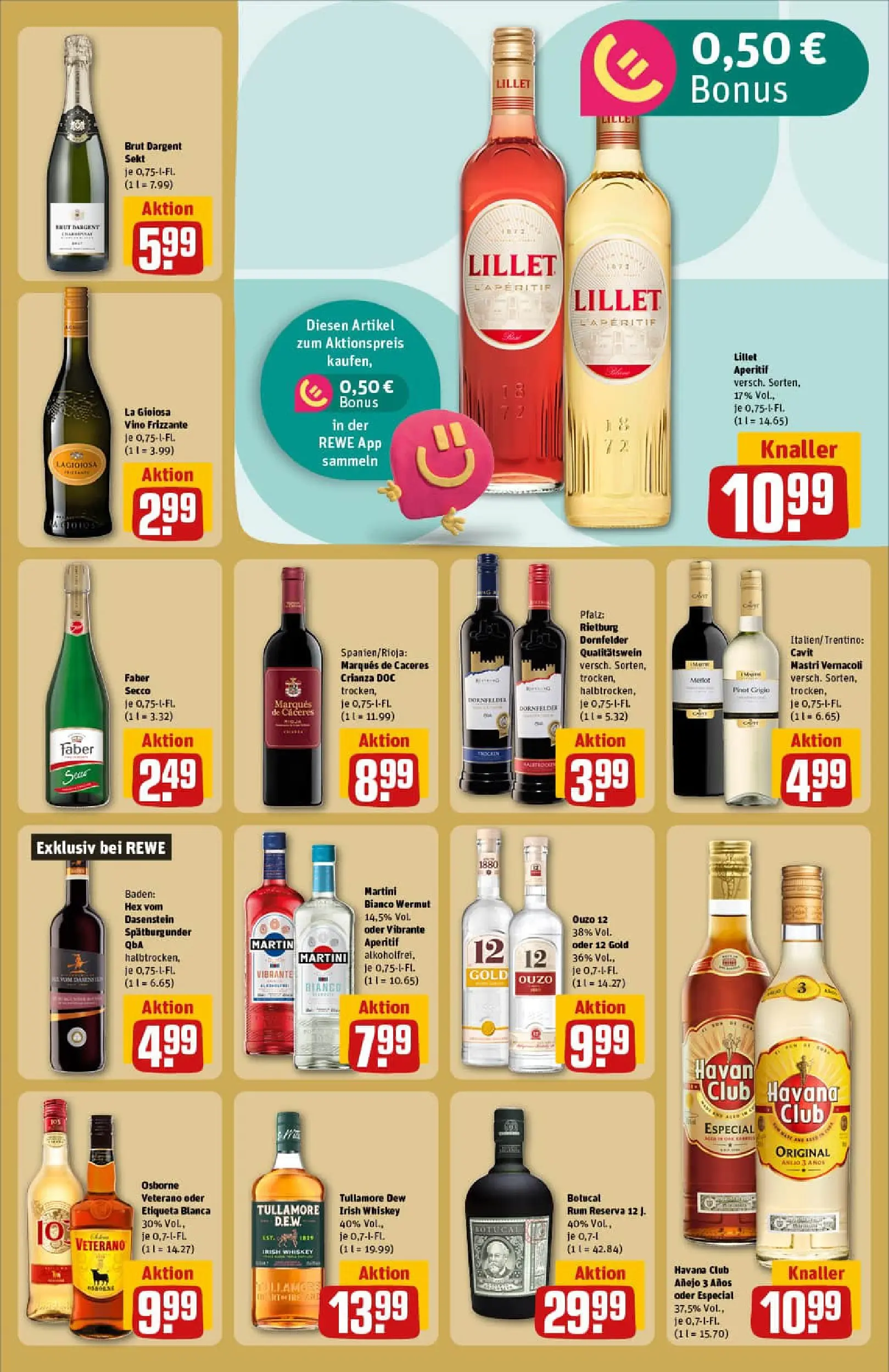 REWE Prospekt ab 06.10.2025 zum Blättern » Angebote | Seite: 17 | Produkte: Havana club, Ouzo 12, Ouzo, Rum