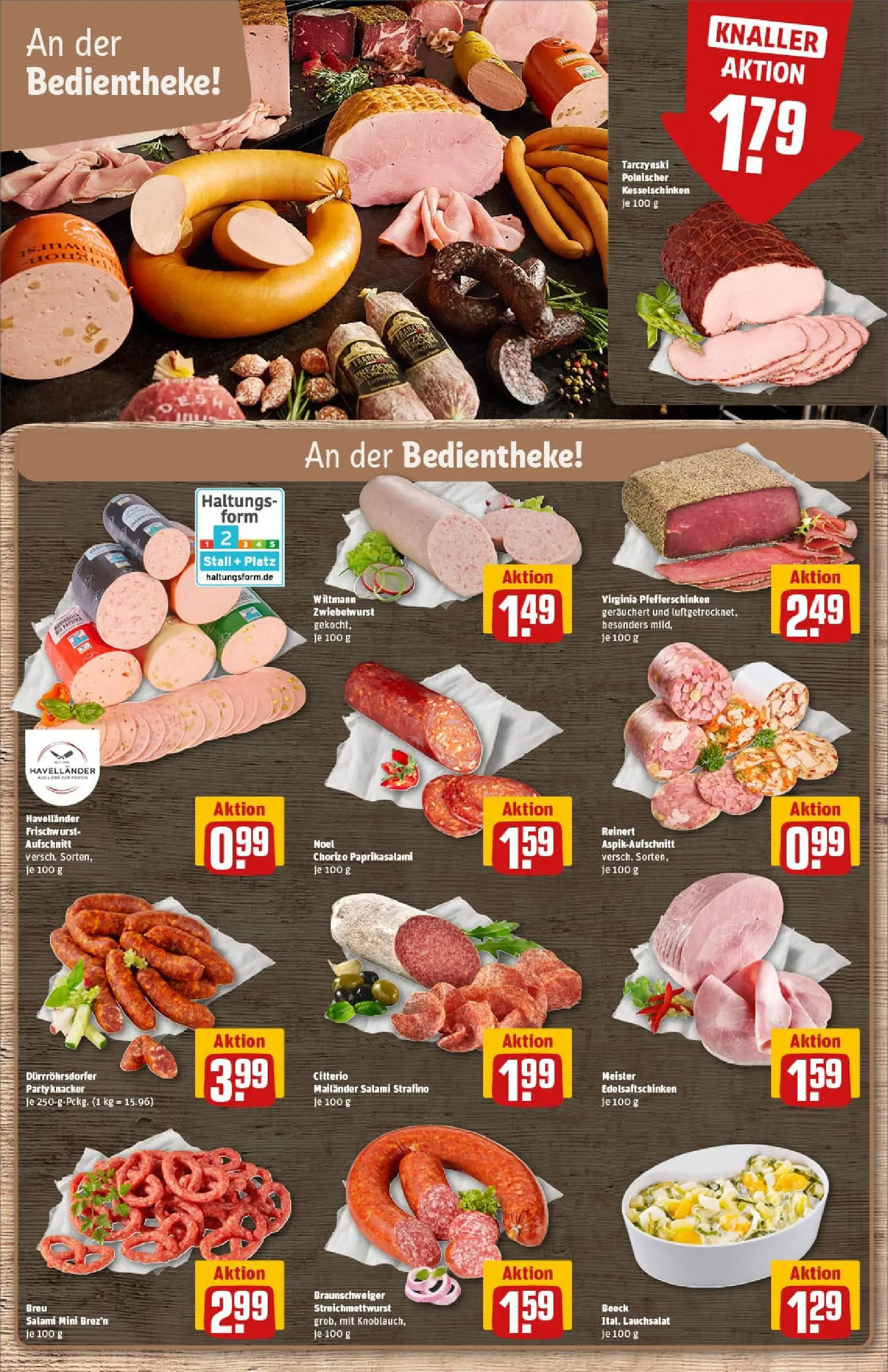 REWE Prospekt ab 06.10.2025 zum Blättern » Angebote | Seite: 12 | Produkte: Salami