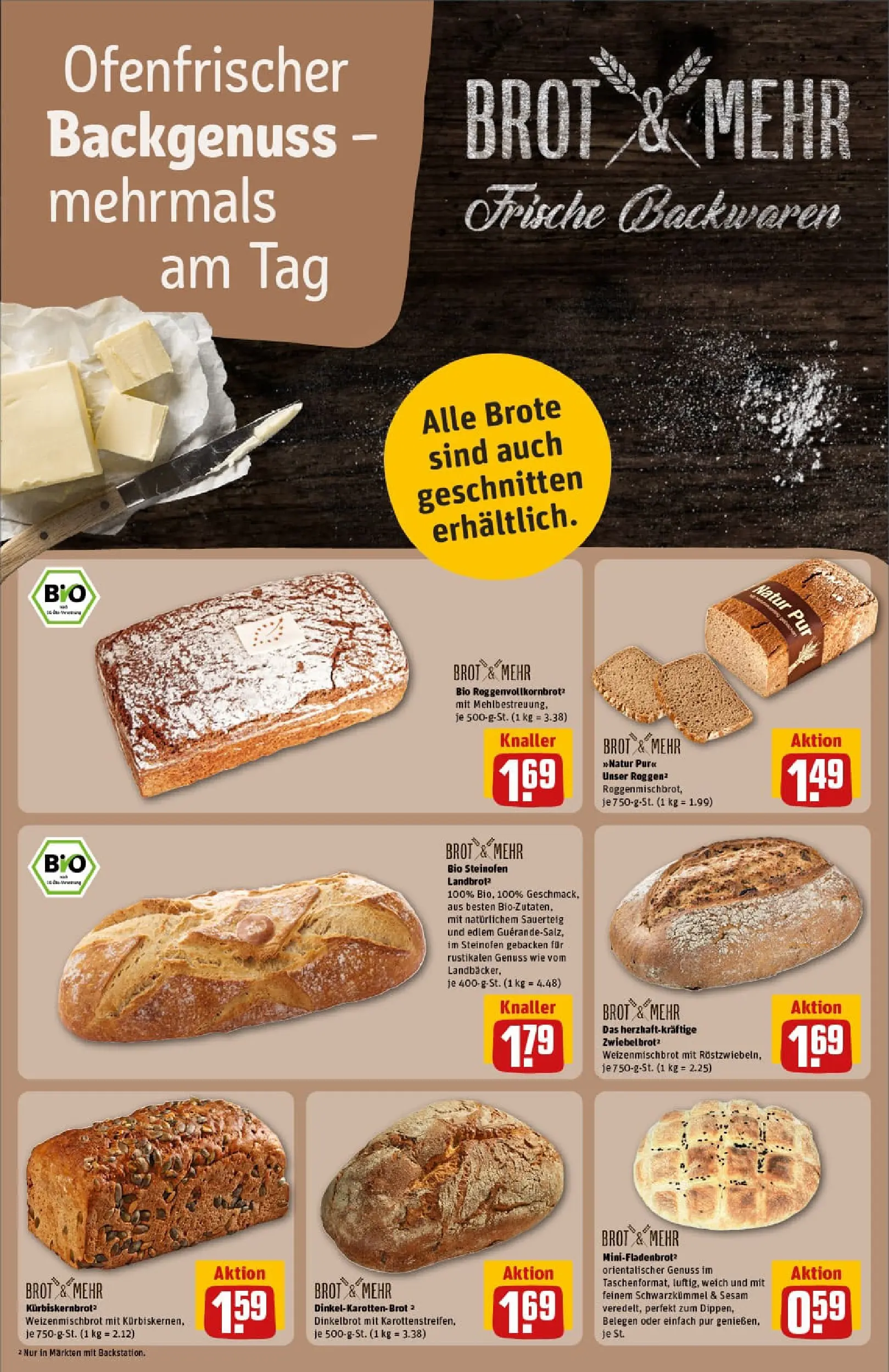 REWE Prospekt ab 06.10.2025 zum Blättern » Angebote | Seite: 14 | Produkte: Brot