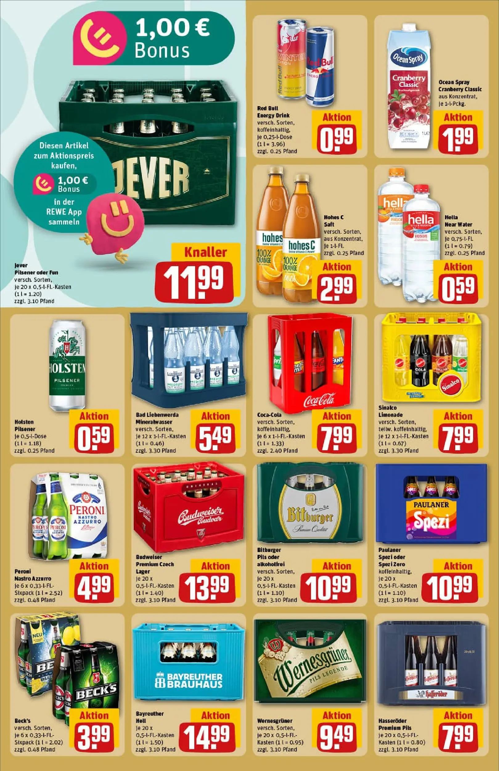REWE Prospekt ab 06.10.2025 zum Blättern » Angebote | Seite: 22 | Produkte: Paulaner spezi, Mineralwasser, Hella, Hohes c