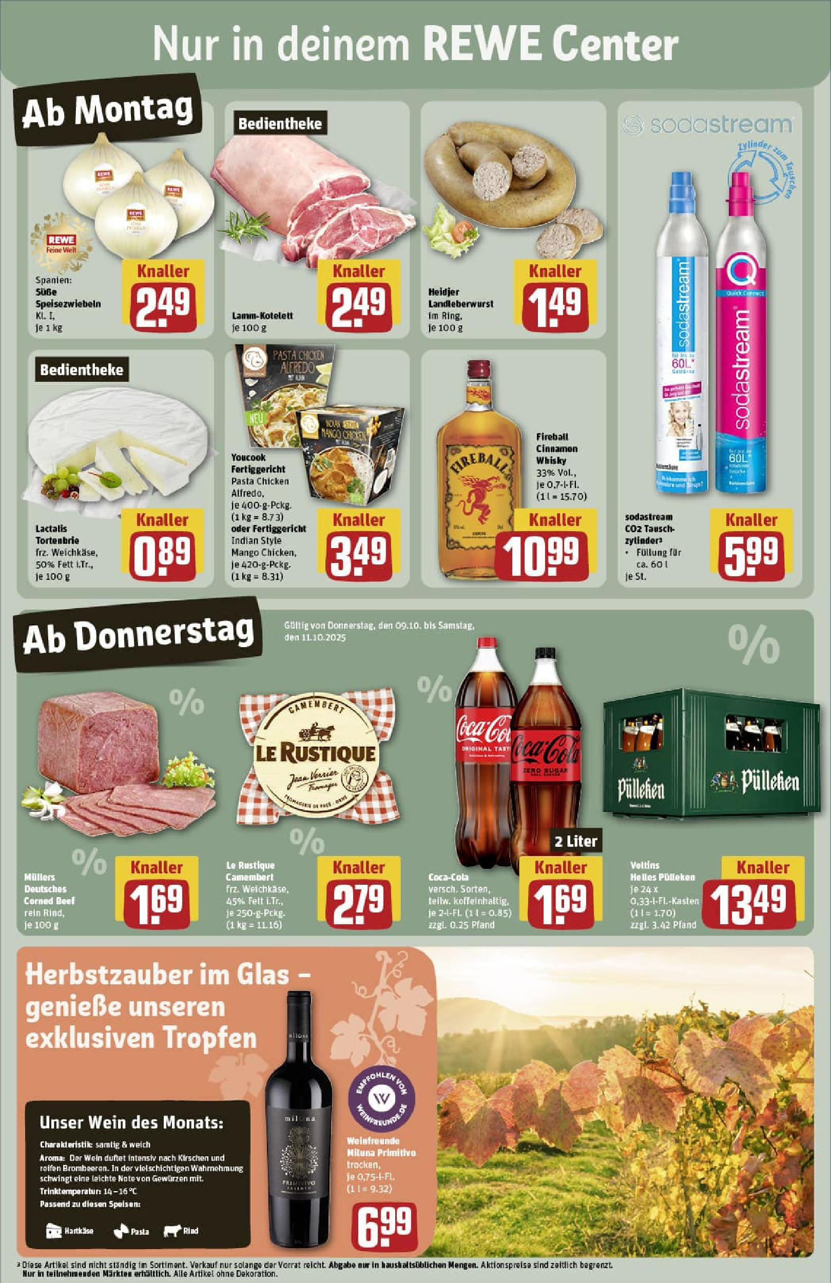 REWE Prospekt ab 06.10.2025 zum Blättern » Angebote | Seite: 3 | Produkte: Whisky, Youcook, Pasta, Sodastream