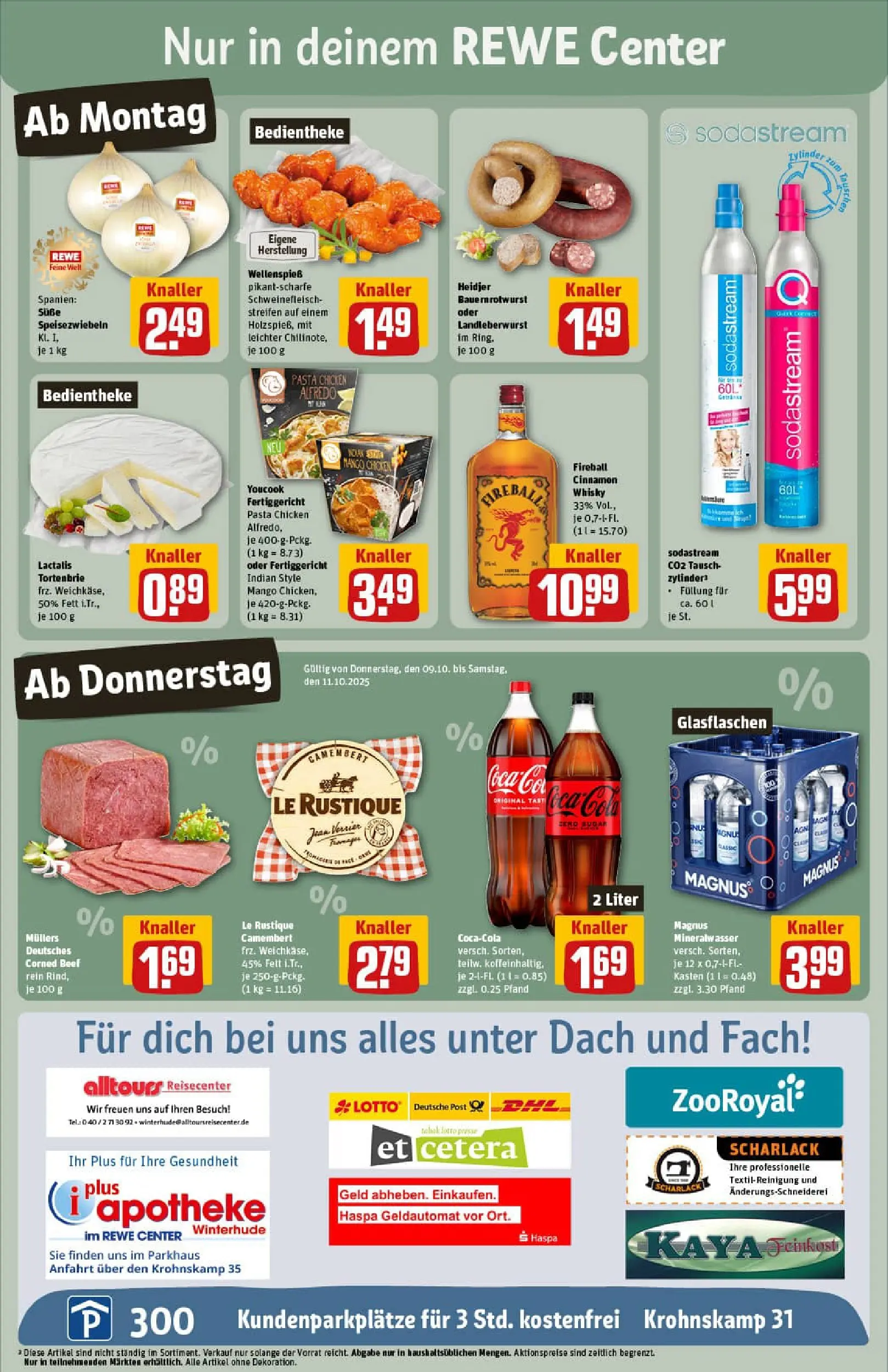 REWE Prospekt ab 06.10.2025 zum Blättern » Angebote | Seite: 3 | Produkte: Whisky, Presse, Pasta, Sodastream