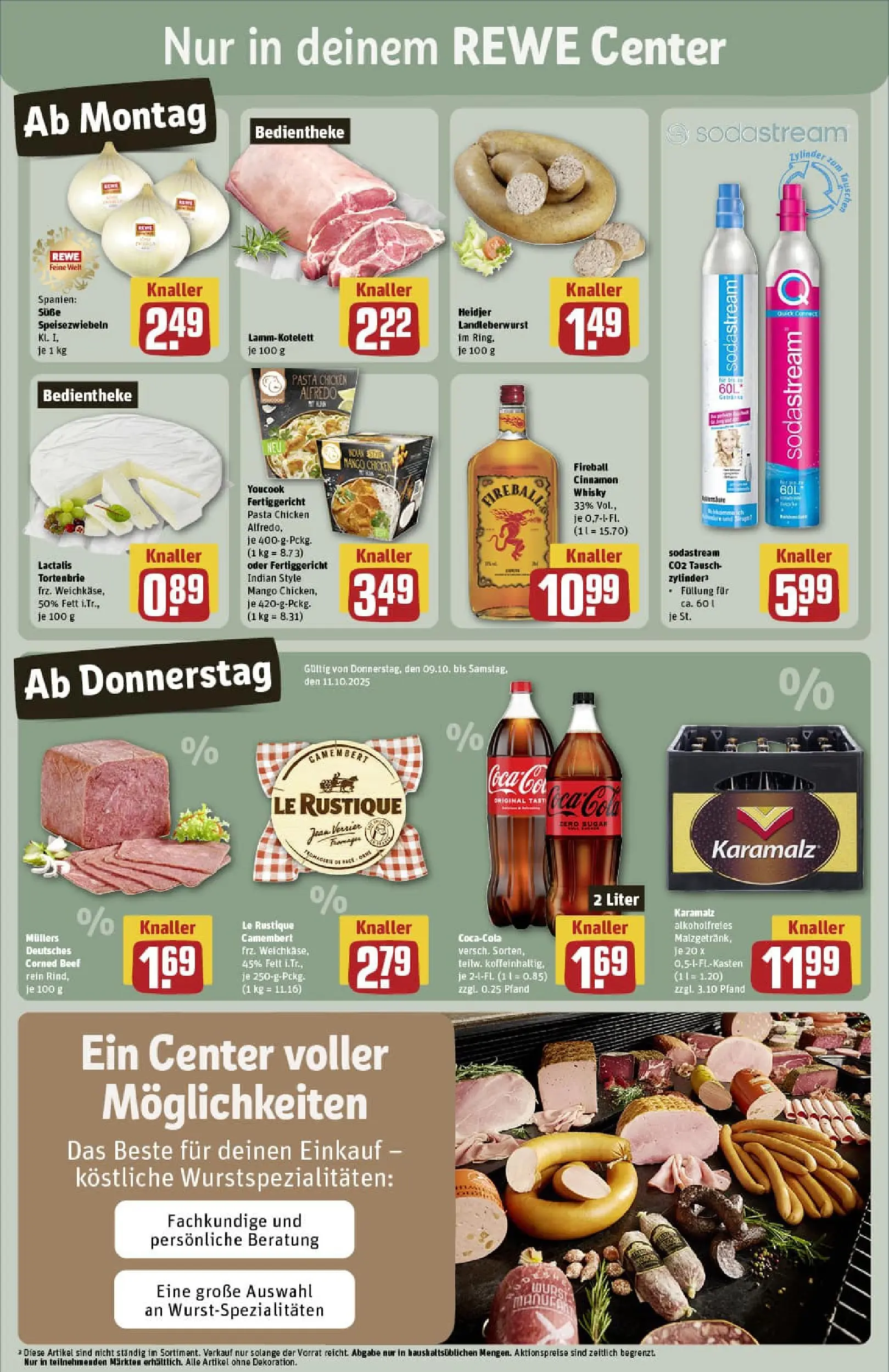 REWE Prospekt ab 06.10.2025 zum Blättern » Angebote | Seite: 3 | Produkte: Whisky, Youcook, Mango, Pasta