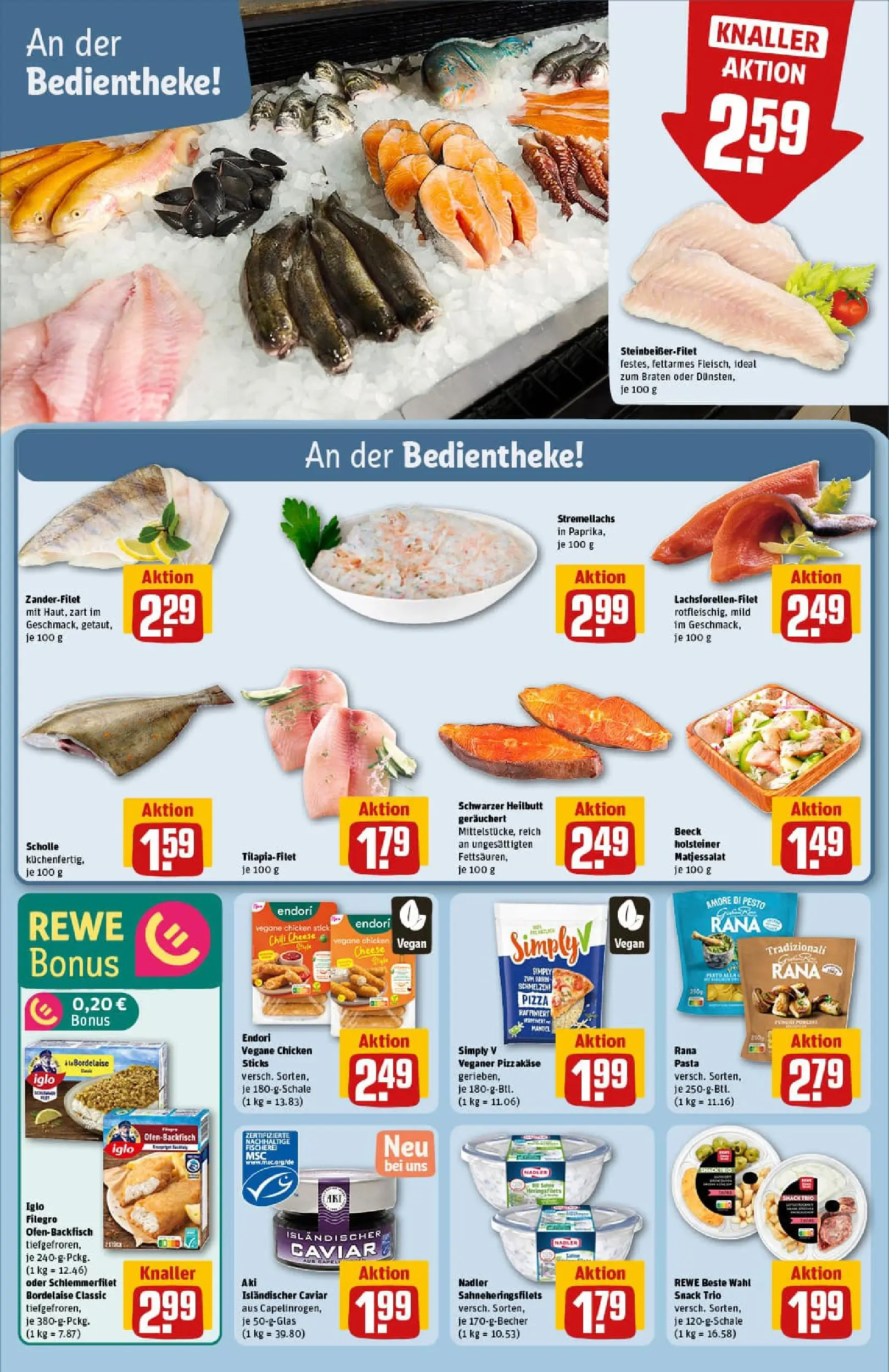 REWE Prospekt ab 06.10.2025 zum Blättern » Angebote | Seite: 14 | Produkte: Iglo, Pasta, Pizza
