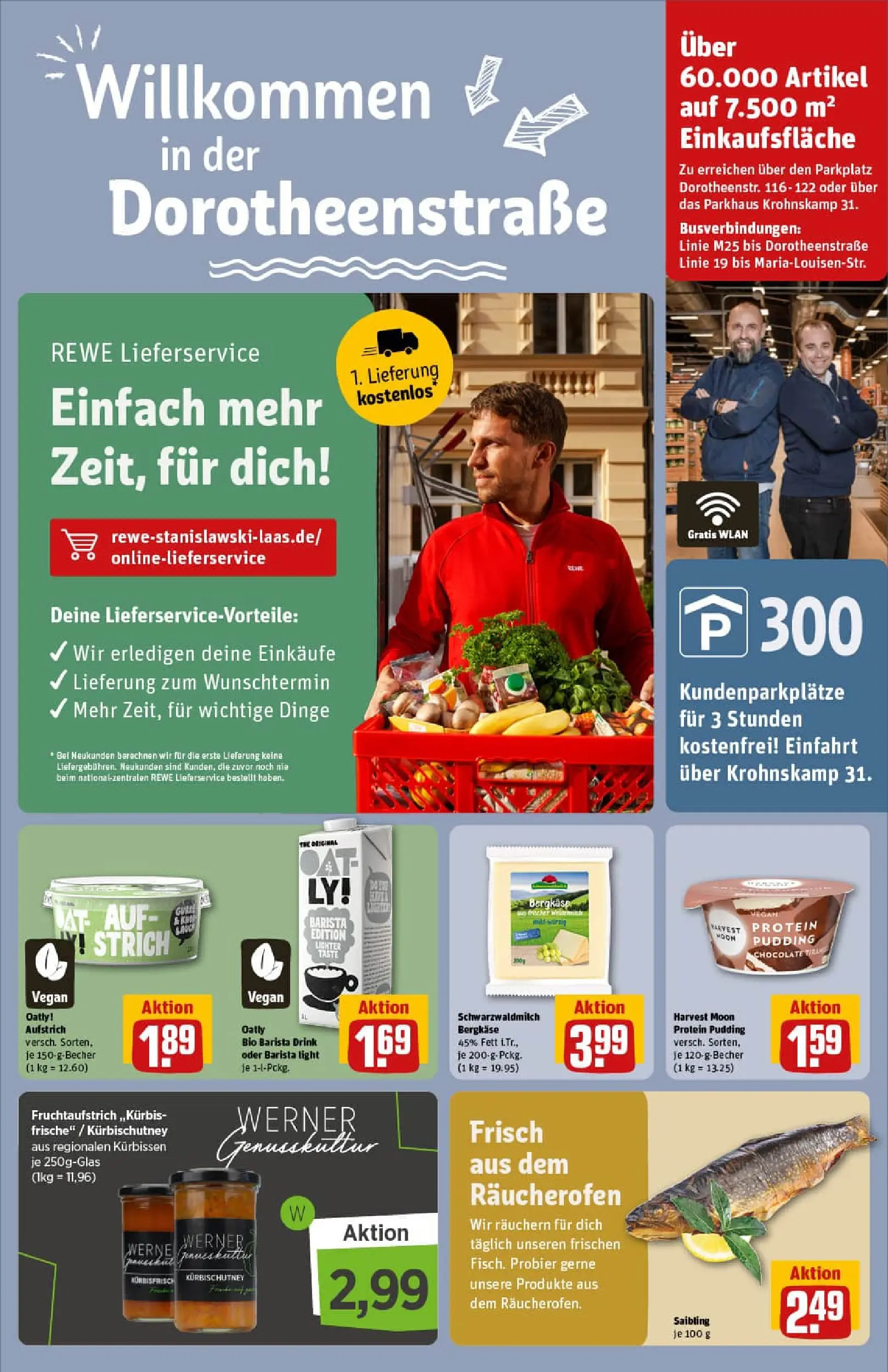REWE Prospekt ab 06.10.2025 zum Blättern » Angebote | Seite: 33 | Produkte: Pudding, Oatly, Kürbis