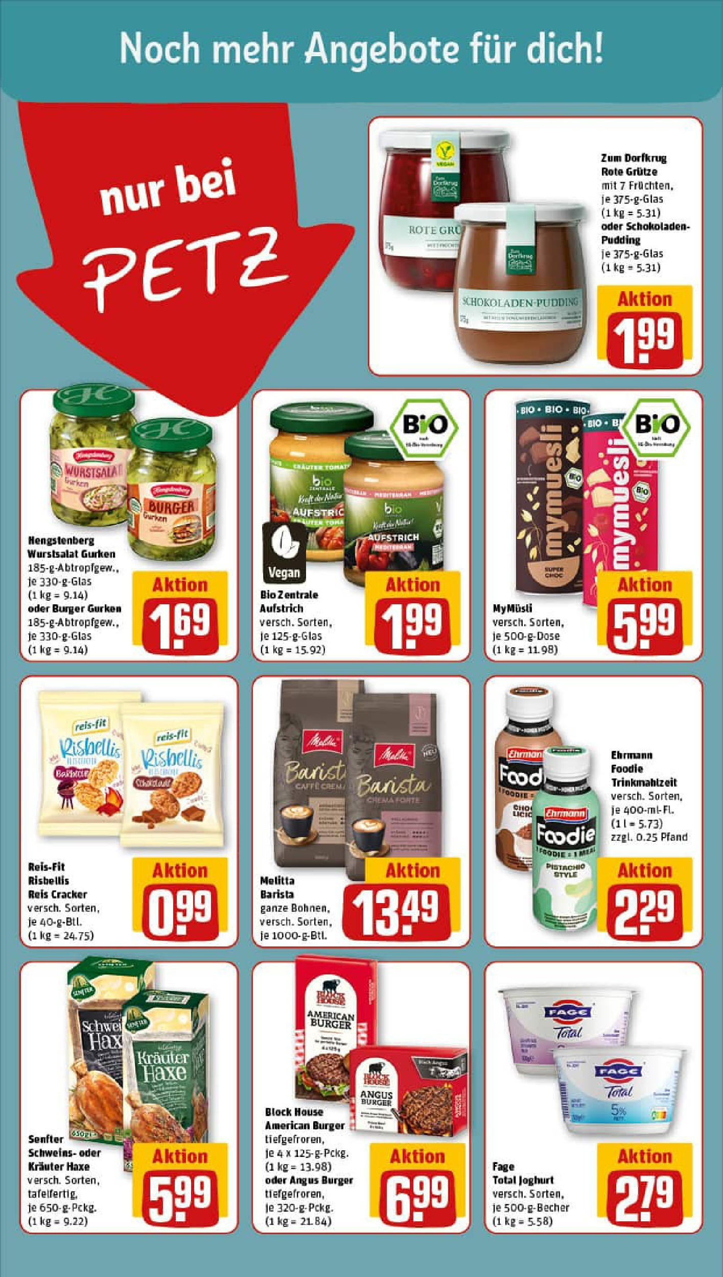 REWE Prospekt ab 06.10.2025 zum Blättern » Angebote | Seite: 14 | Produkte: Melitta, Joghurt, Burger, Reis
