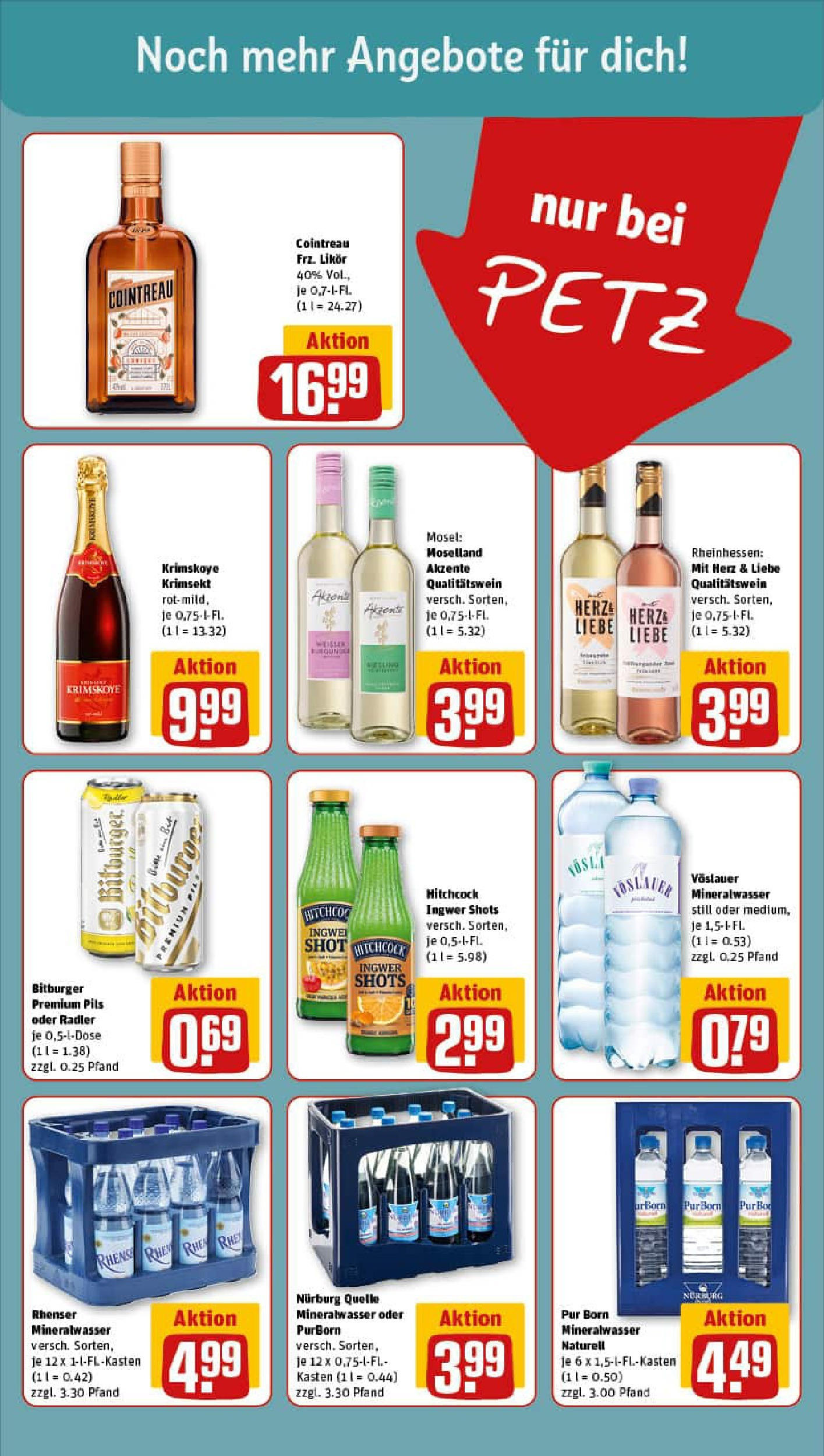 REWE Prospekt ab 06.10.2025 zum Blättern » Angebote | Seite: 15 | Produkte: Likör, Pils, Mineralwasser, Radler