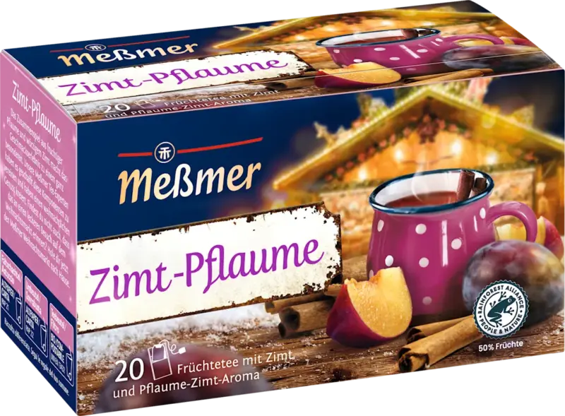 Meßmer Früchtetee Zimt-Pflaume (20 Beutel)