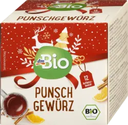 dmBio Punschgewürz Tee (12 Beutel)