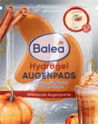 Balea Augenpads Hydrogel Pumpkin Spice Latte