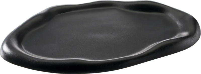 dm home Schmuckablage mit Wellenrand, schwarz (24x16,5 cm)