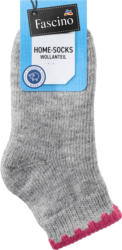 Fascino Socken mit Wolle & kurzem Schaft grau Gr. 35-38
