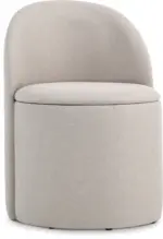 JYSK JYSK Кресло ODDUM с място за съхранение бежов текстил