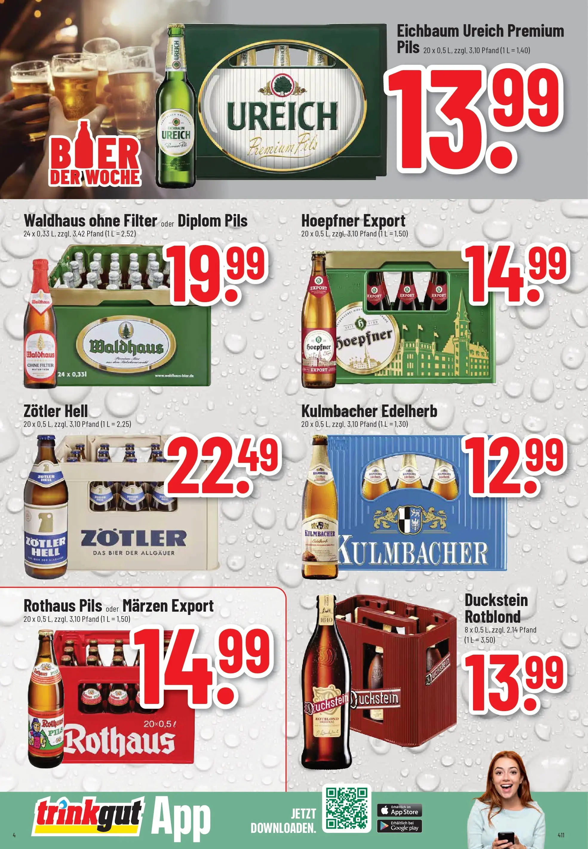 Trinkgut - trinkgut: Wochenangebote (ab 06.10.2025) » Angebote online | Seite: 4 | Produkte: Bier, Pils