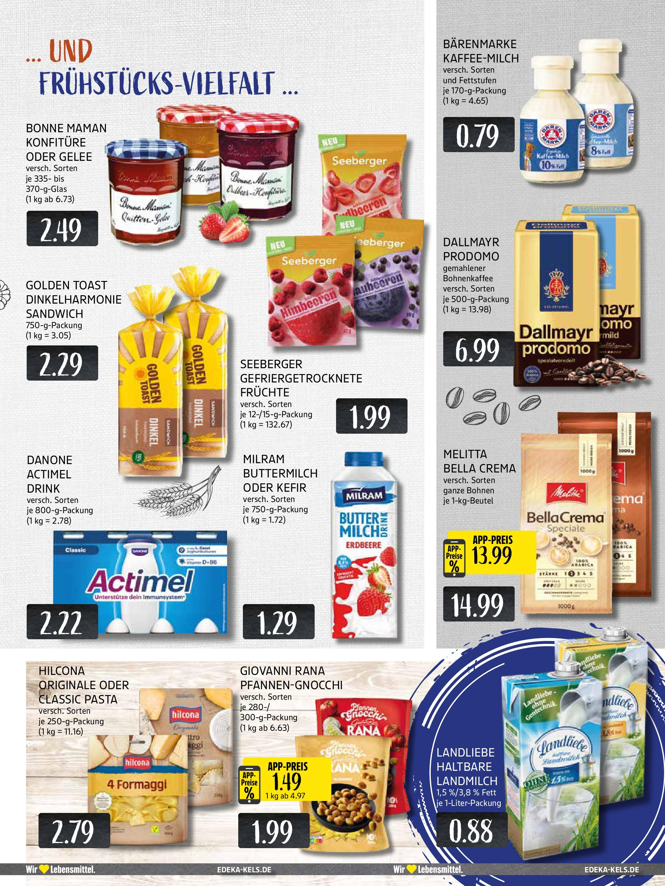 Edeka prospekt Mülheim A. D. Ruhr	 (ab 29.09.2025) » Angebote Online | Seite: 11 | Produkte: Melitta, Actimel, Buttermilch, Pasta