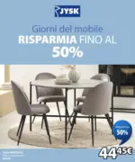 JYSK Giorni del mobile - al 15.10.2025