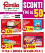 Famila Superstore Sconti fino al 50% - al 15.10.2025